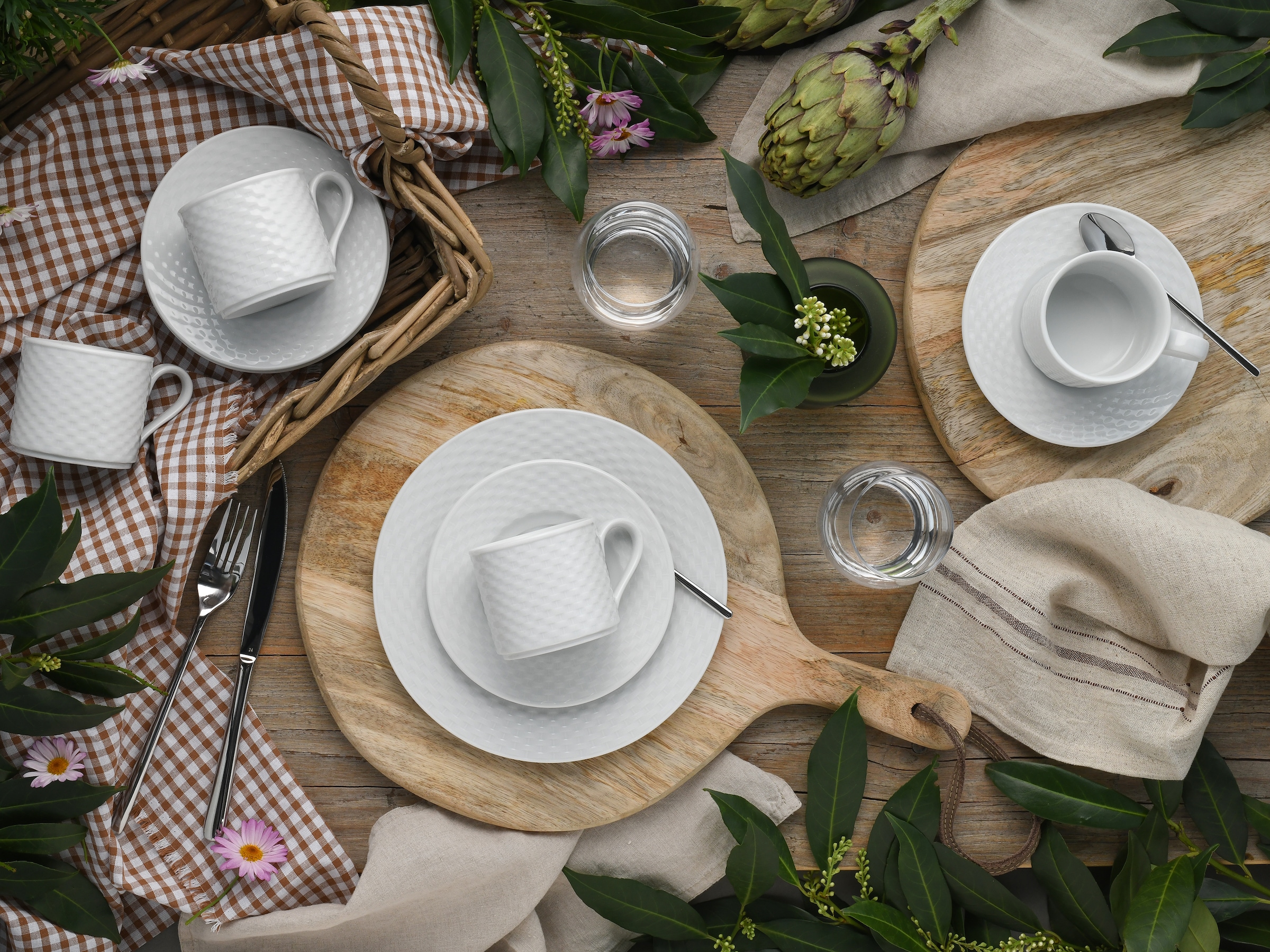 CreaTable Kaffeeservice »Polo, Service 18-tlg.« Daily Use, Zeitlos