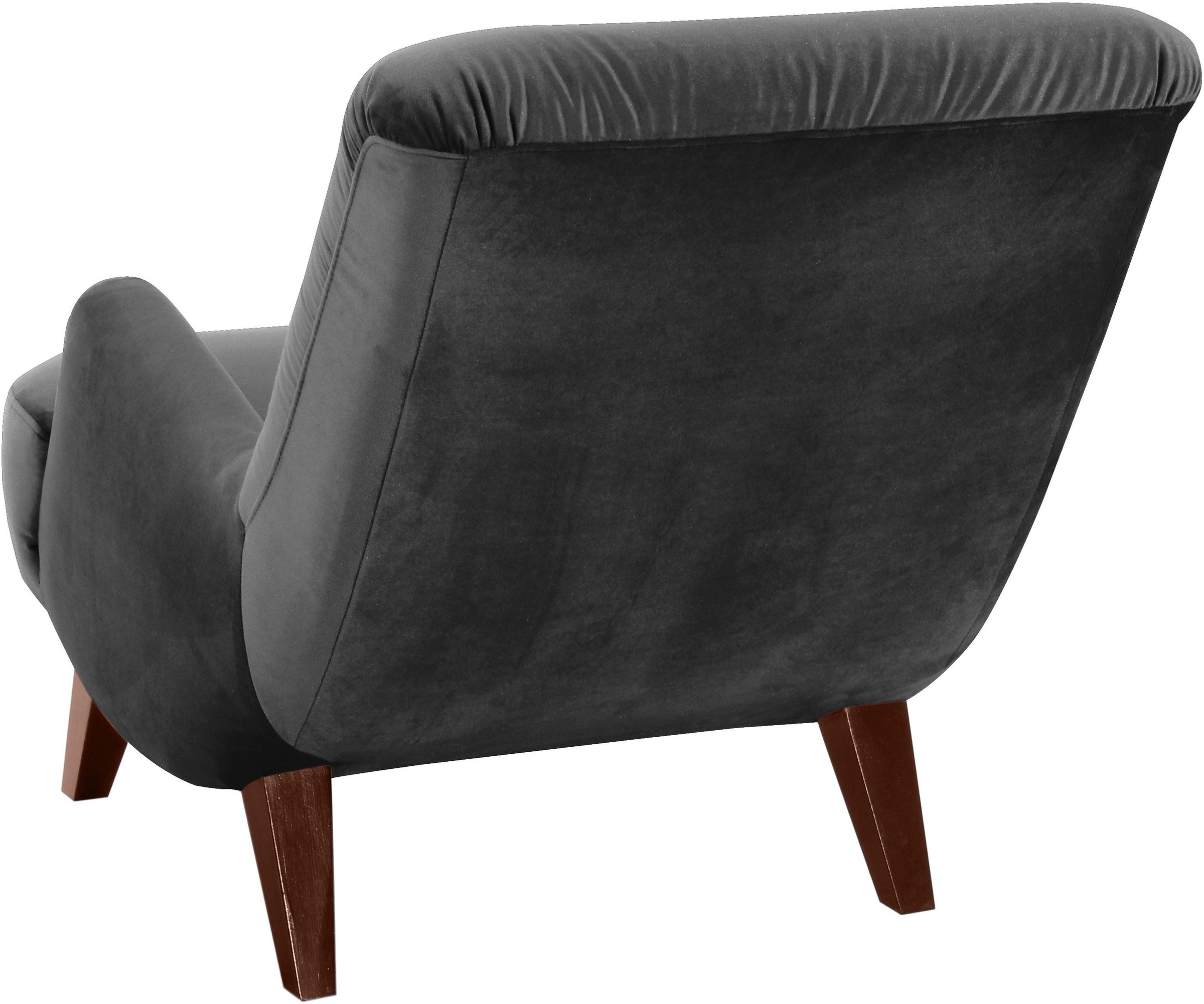 Max Winzer® Sessel »Borano, Retro und modern, geschwungene Formensprache, Loungesessel«, bequem und elegant in tollen Farben, Relaxsessel, Solitärsessel