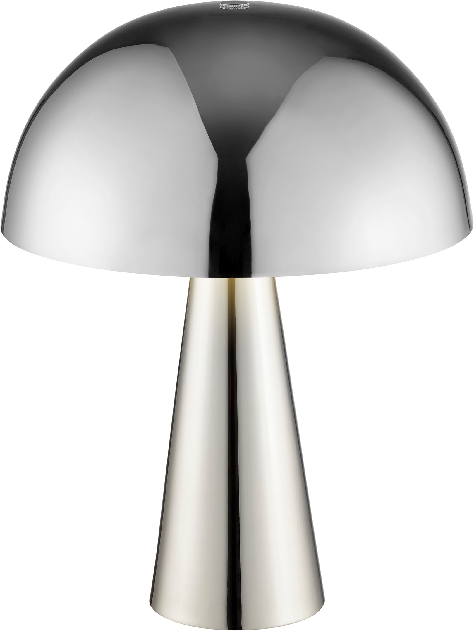 Brilliant Tischleuchte »Sigrun« E14 1 Stk. Pilz Tischleuchte, 33 cm, Ø 25 cm, E14, max. 20 W, Metall, chromfarben