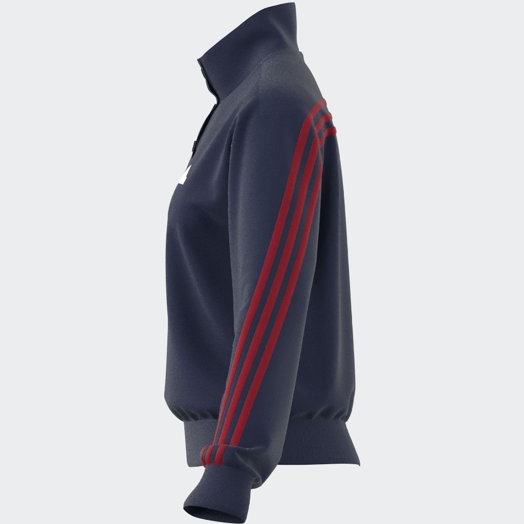 adidas Sportswear Sweatjacke »ICONIC WRAPPING 3-STREIFEN SNAP TRACK«