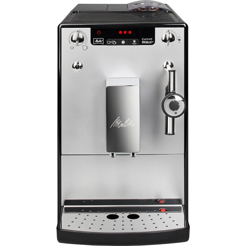Melitta Kaffeevollautomat »Solo® & Perfect Milk E957-203, silber/schwarz«