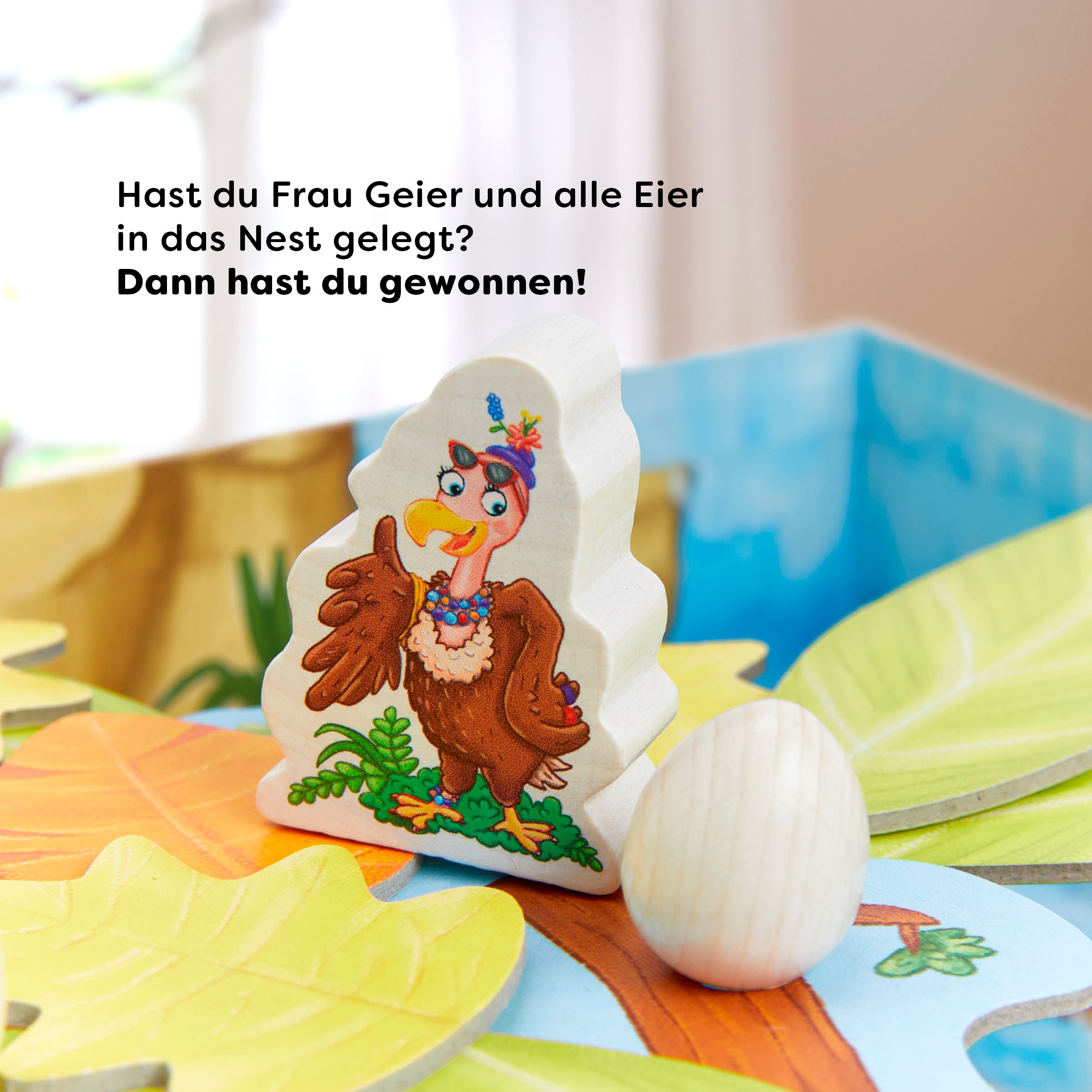 Haba Spiel »Auweia, Frau Geier! Im Nest wackeln Eier«