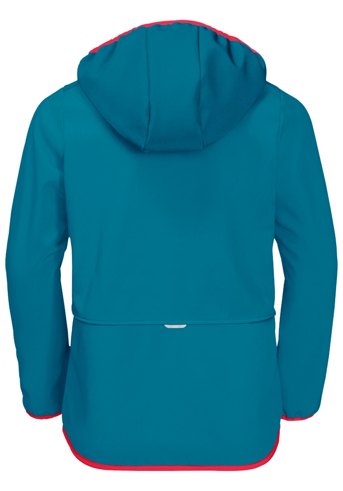 Jack Wolfskin Softshelljacke »FOURWINDS JACKET KIDS«, mit Kapuze