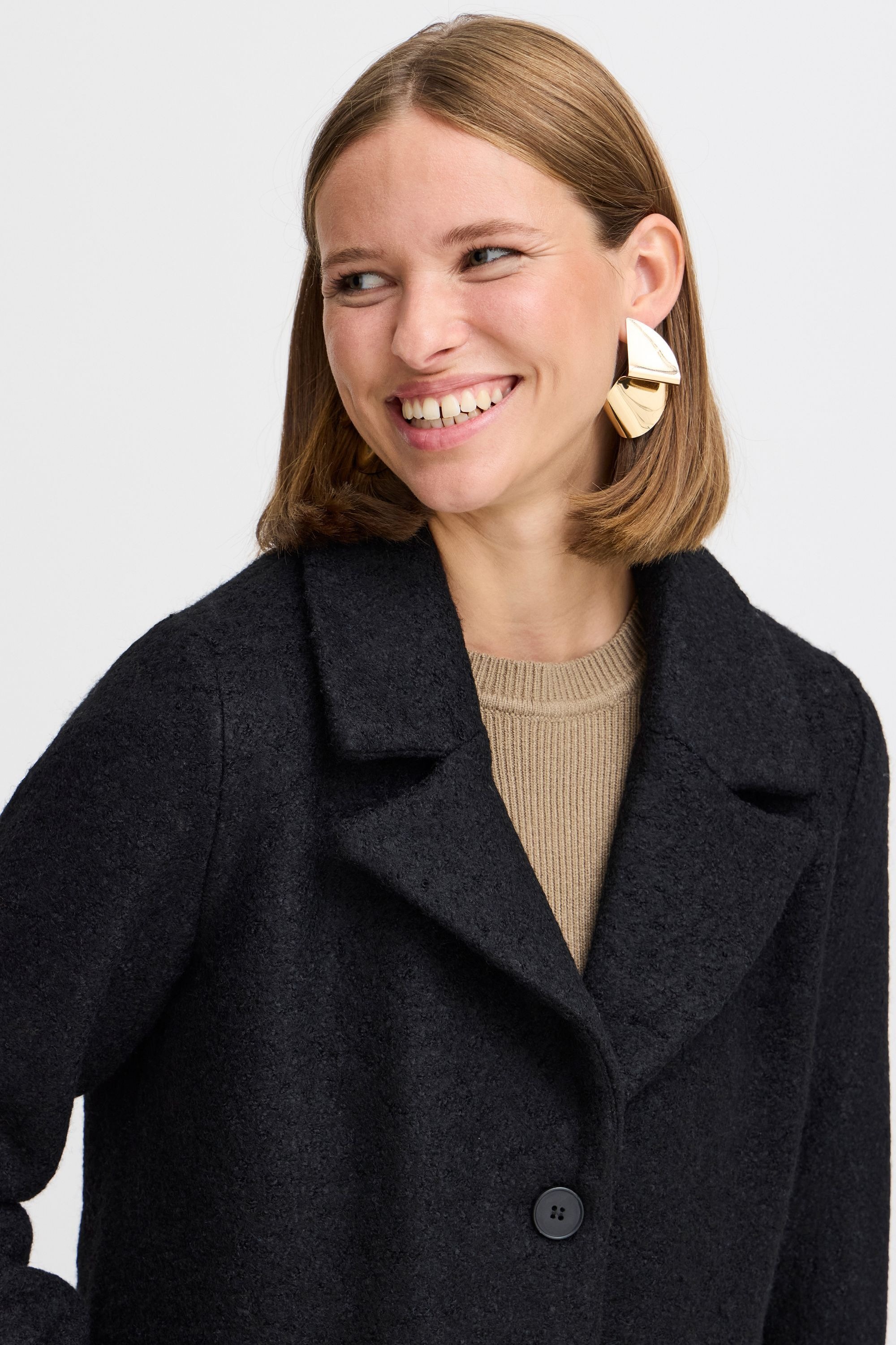 b.young Wollmantel »Wollmantel BYCECILA SH COAT«