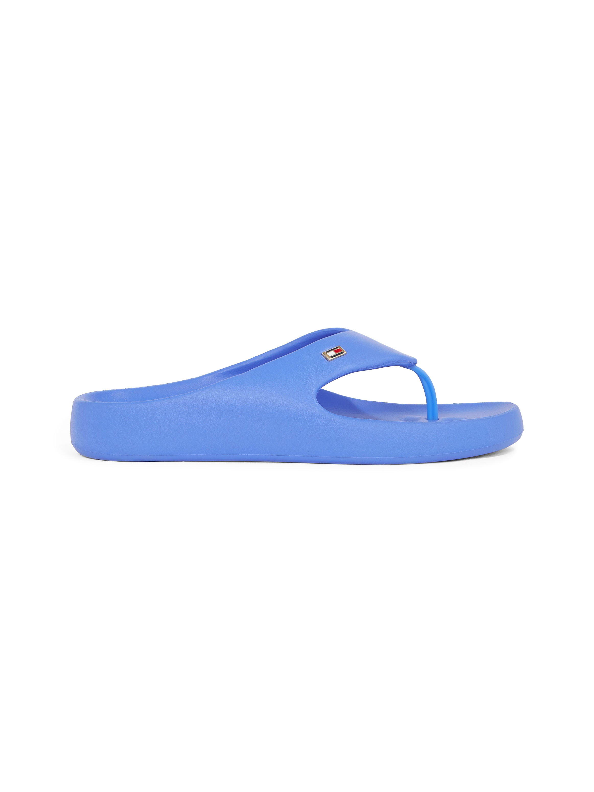Tommy Hilfiger Zehentrenner »TH COMFORT BEACH SANDAL«, Dianette, Sommerschuh, Bequemschuh mit kleiner Logostickerei
