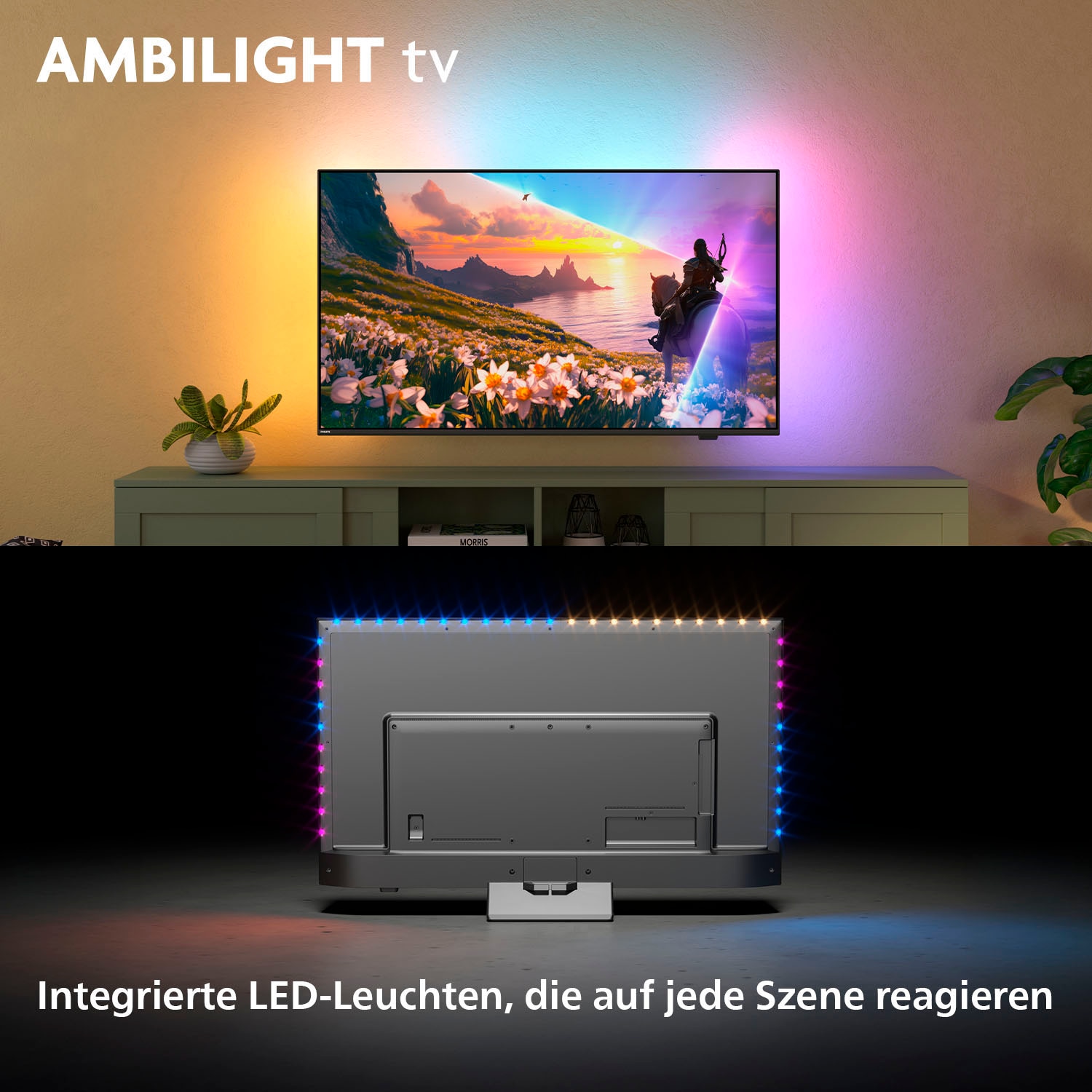 Philips QLED-Fernseher »43PUS8600/12«, 4K Ultra HD, Smart-TV