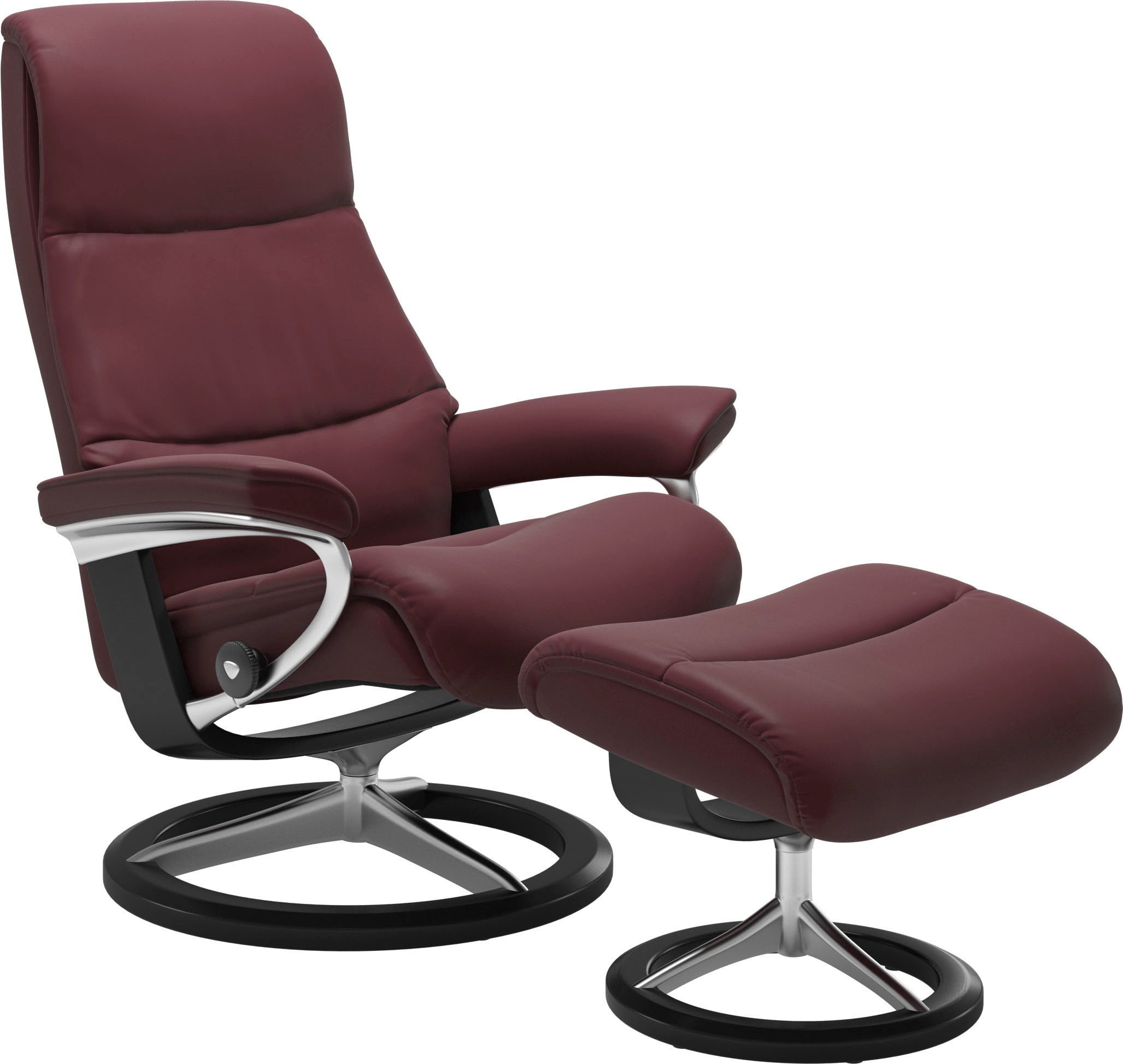 Stressless® Relaxsessel »View« mit Signature Base, Größe M,Gestell Schwarz