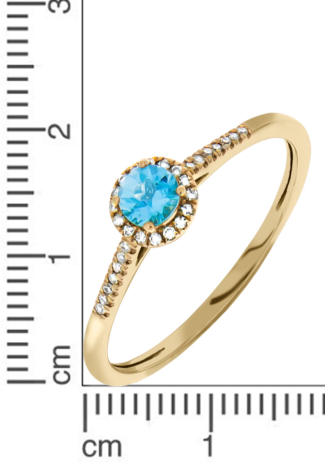 Firetti Diamantring, mit kaufen (behandelt) Blautopas bequem