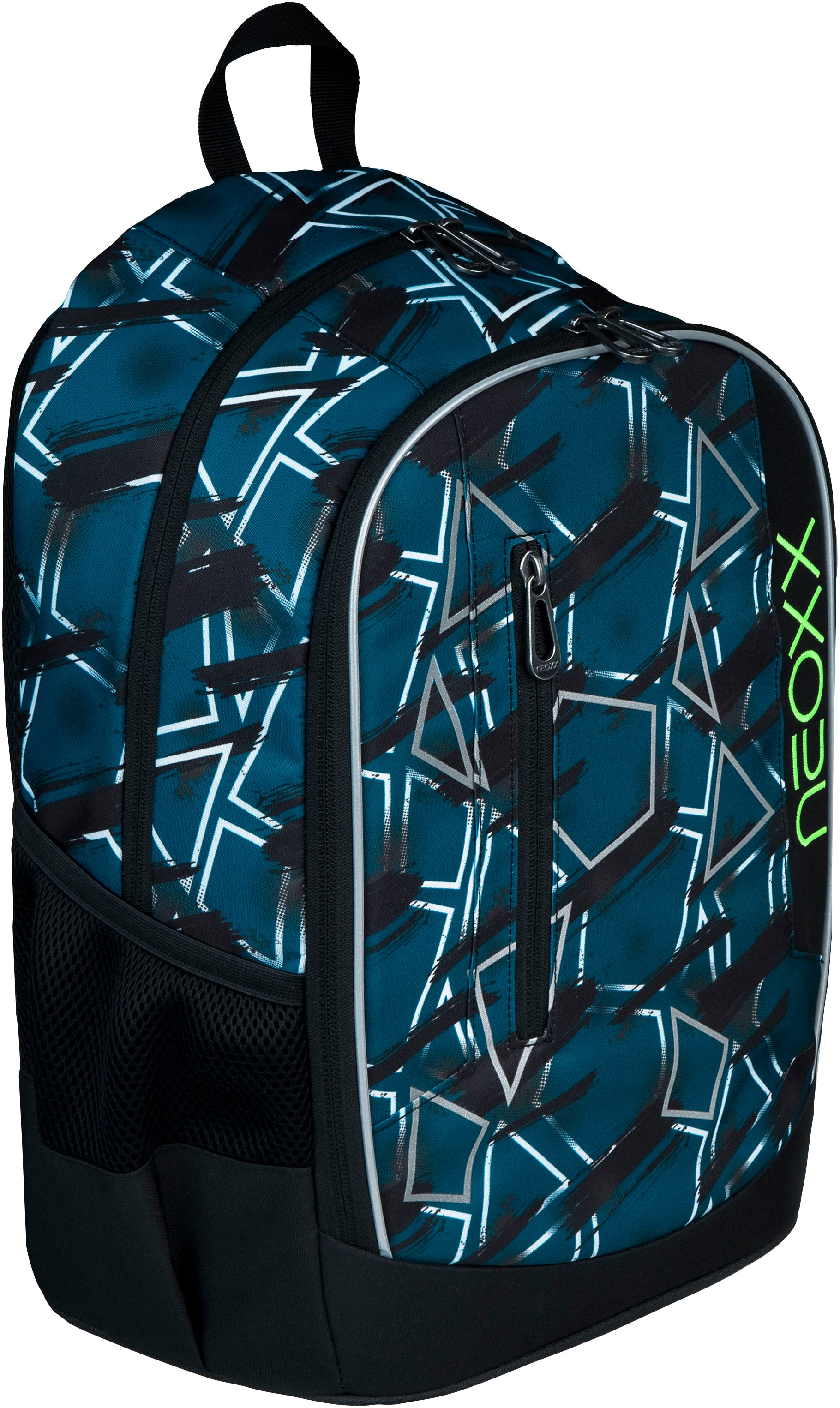 neoxx Schulrucksack »Flow, Flash Yourself«, teilweise aus recyceltem Material