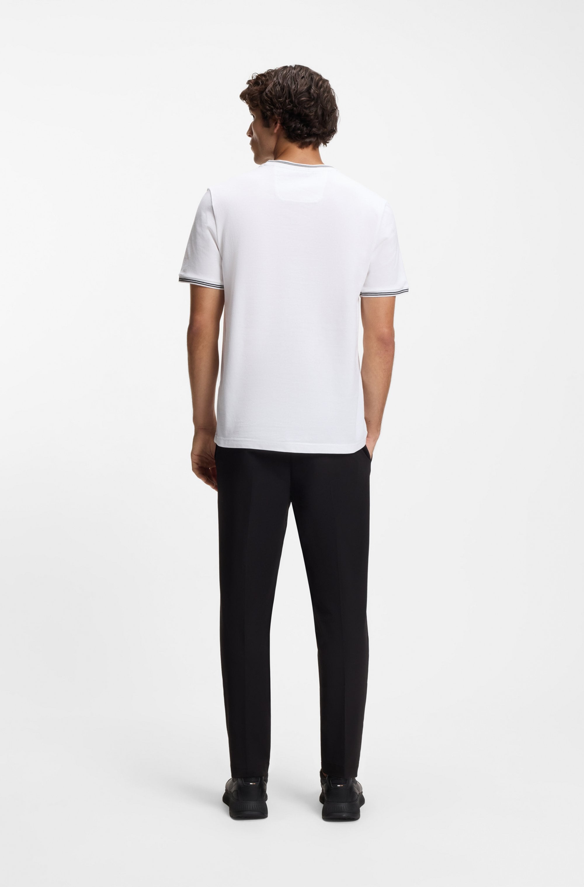 BOSS GREEN T-Shirt »Taul« aus softem Stretch-Baumwoll-Piqué, Regular Fit