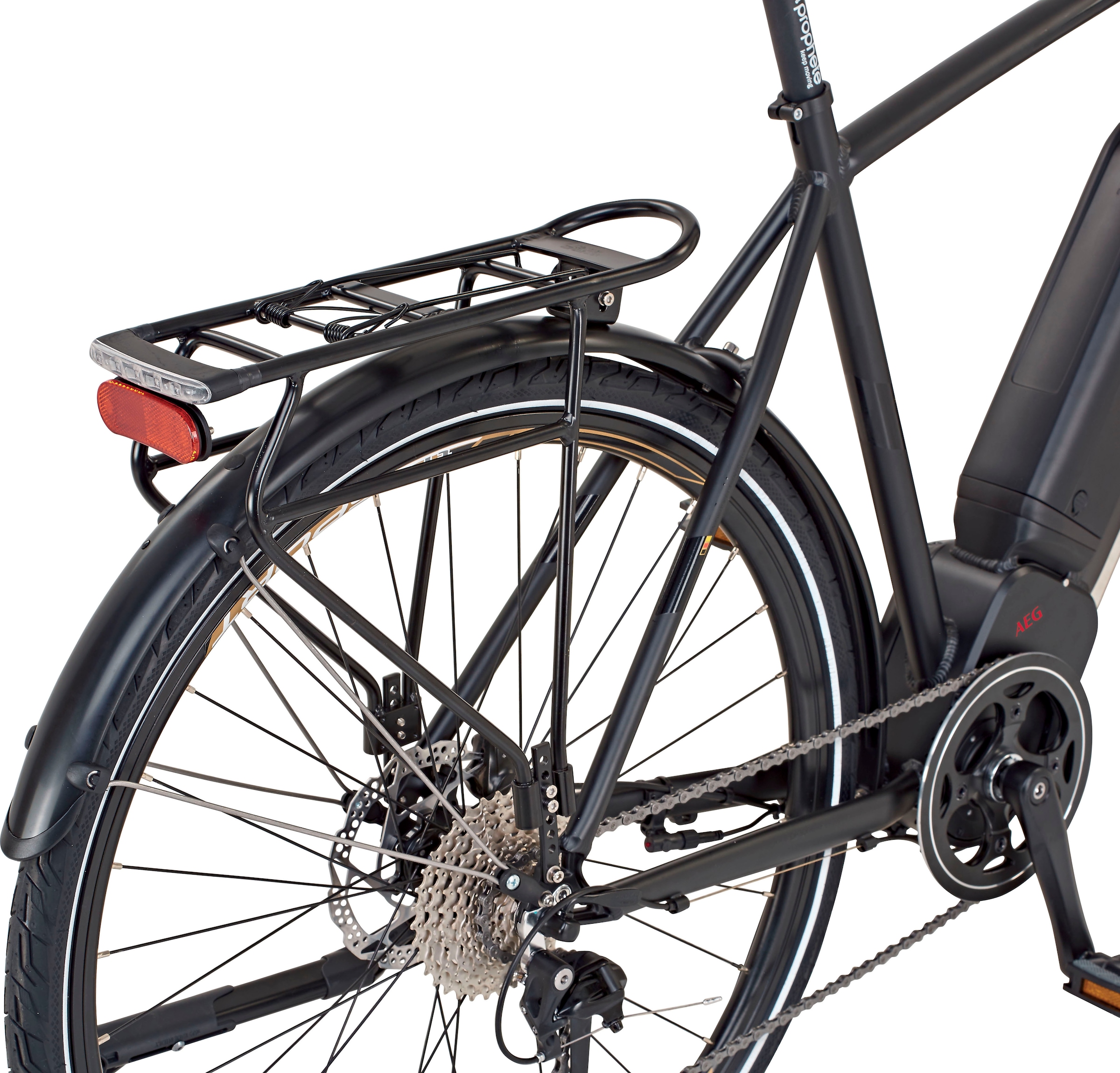 Prophete E-Bike »Entdecker eSport«, 10 Gang, Shimano, Mittelmotor 250 W, Pedelec, Elektrofahrrad für Damen