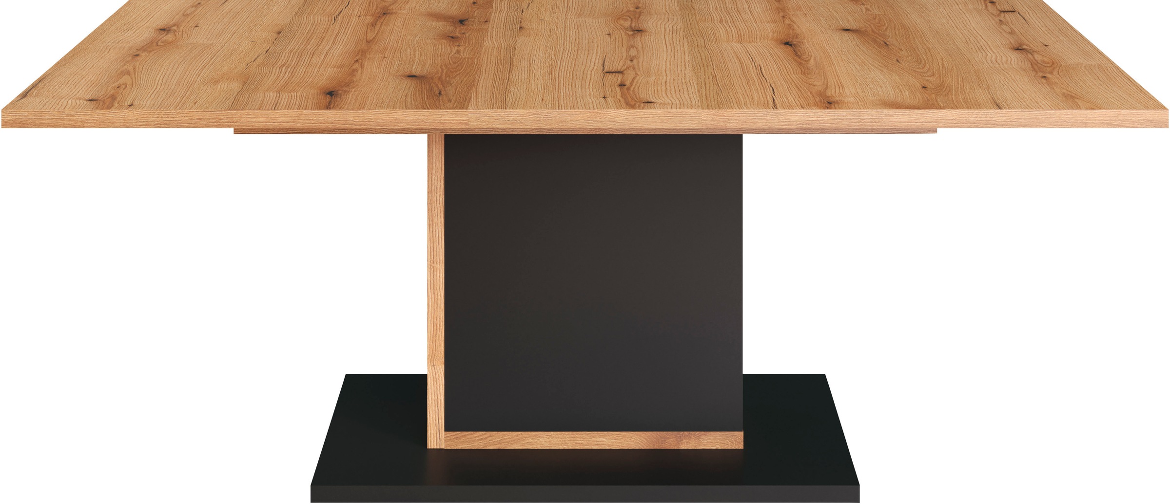 »Premont«, rechteckig, kaufen UNIVERSAL Esstisch schwarz ca. Ausziehbar moderne / Eiche (1 INOSIGN St.), 160-200 | cm,