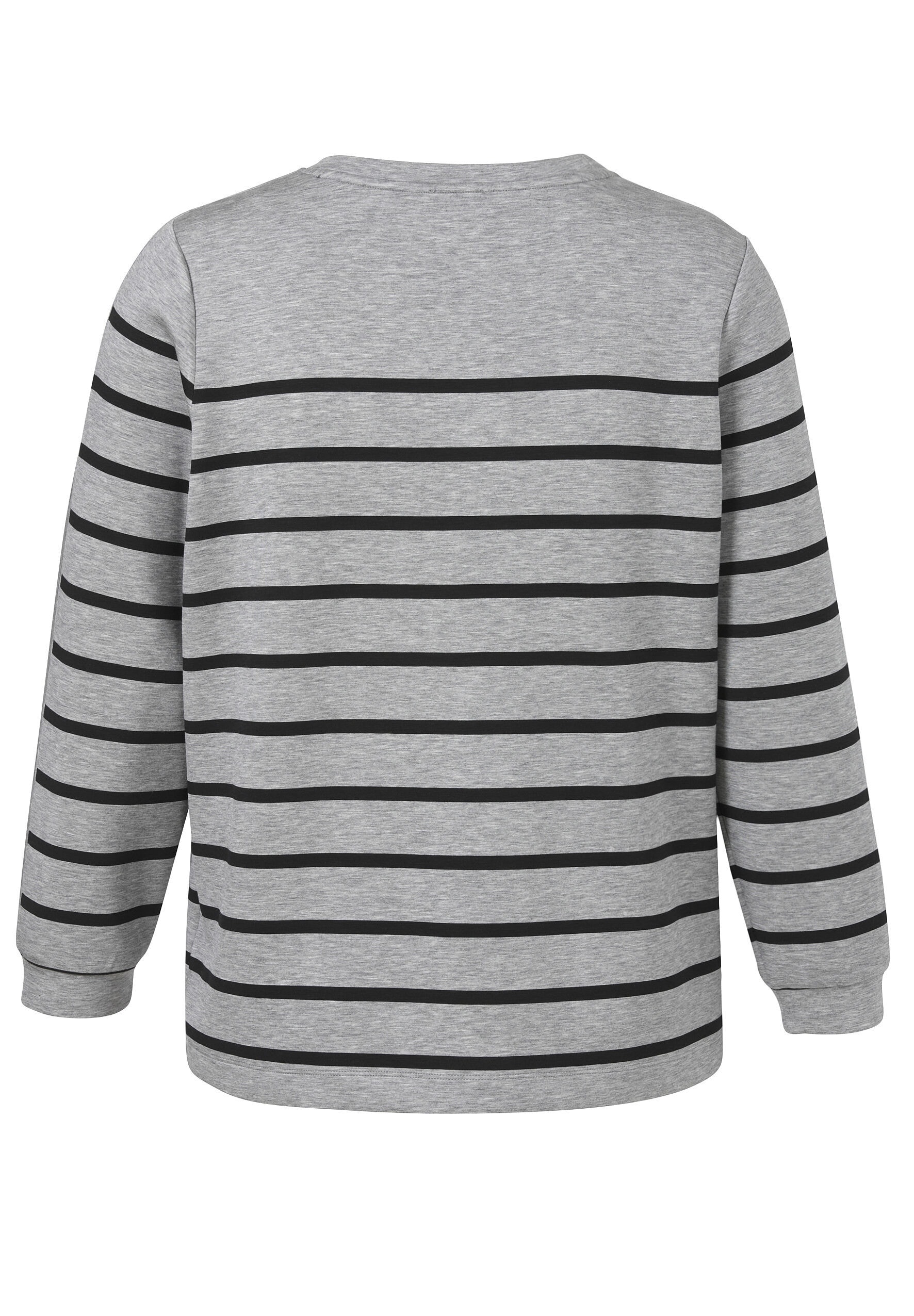 VIA APPIA DUE Sweatshirt »VIA APPIA DUE Sweatshirt«, mit Streifen und Schmuck-Motiven, große Größen
