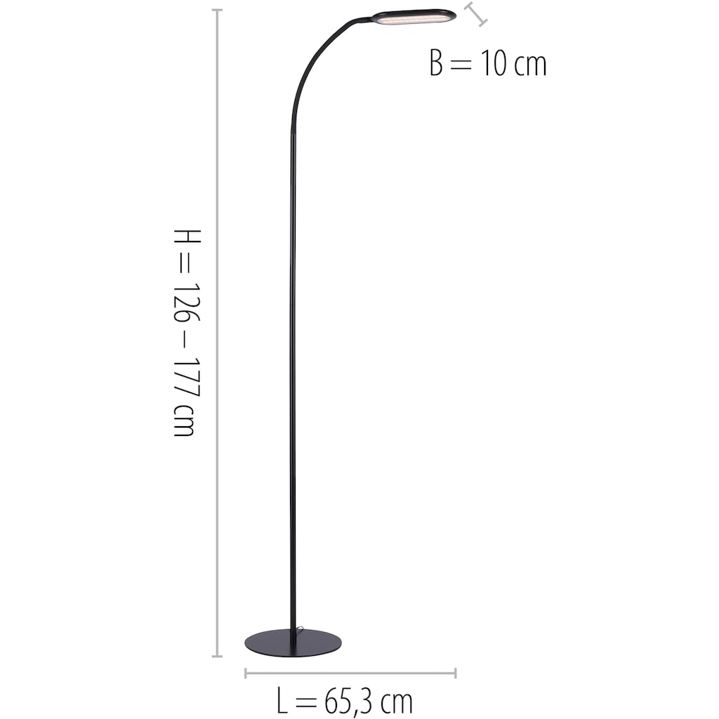 my home LED Stehlampe »Abigal«, 1 flammig-flammig