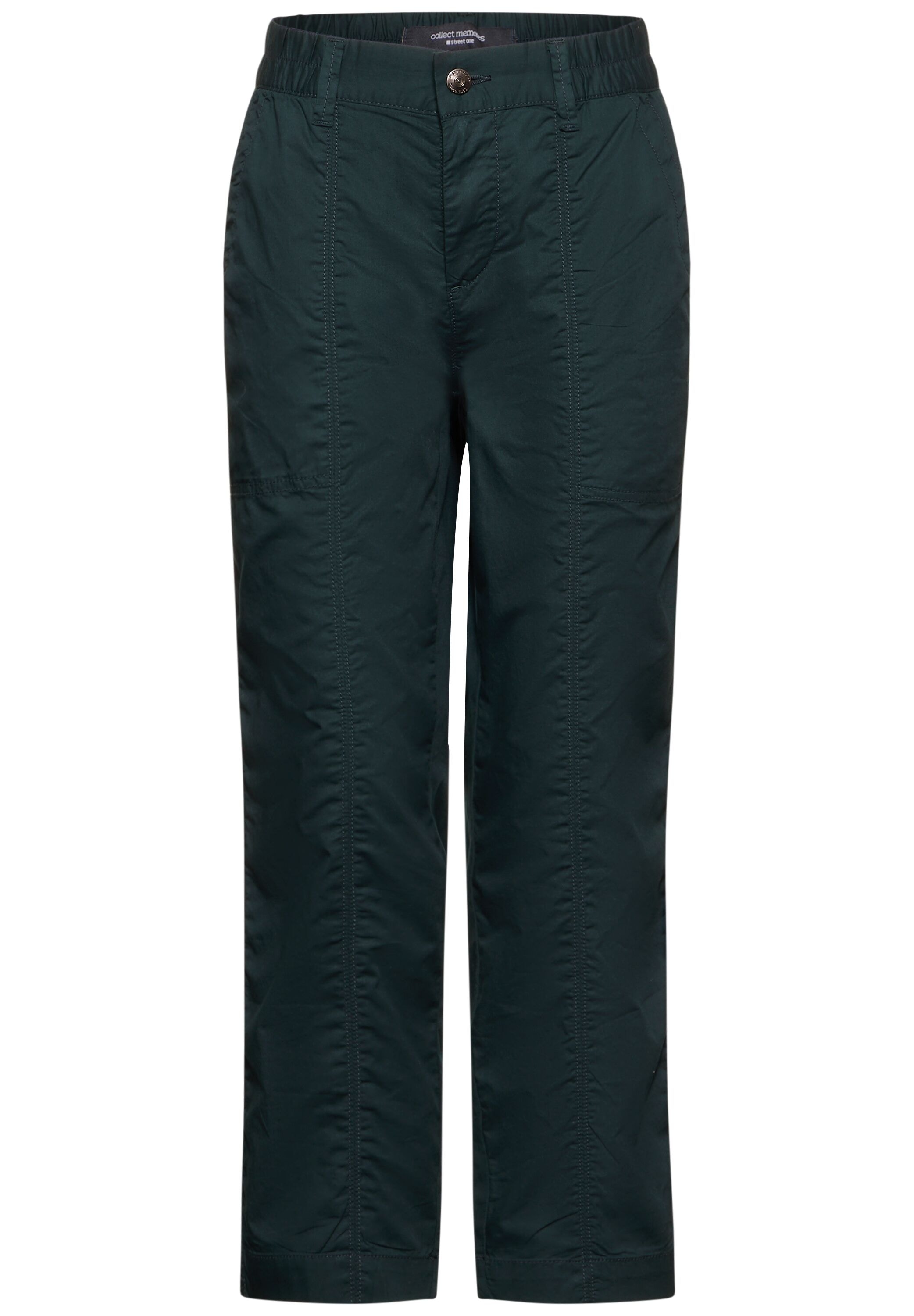 STREET ONE Stoffhose »Style Bonny«, in 3/4 Länge mit Stretch