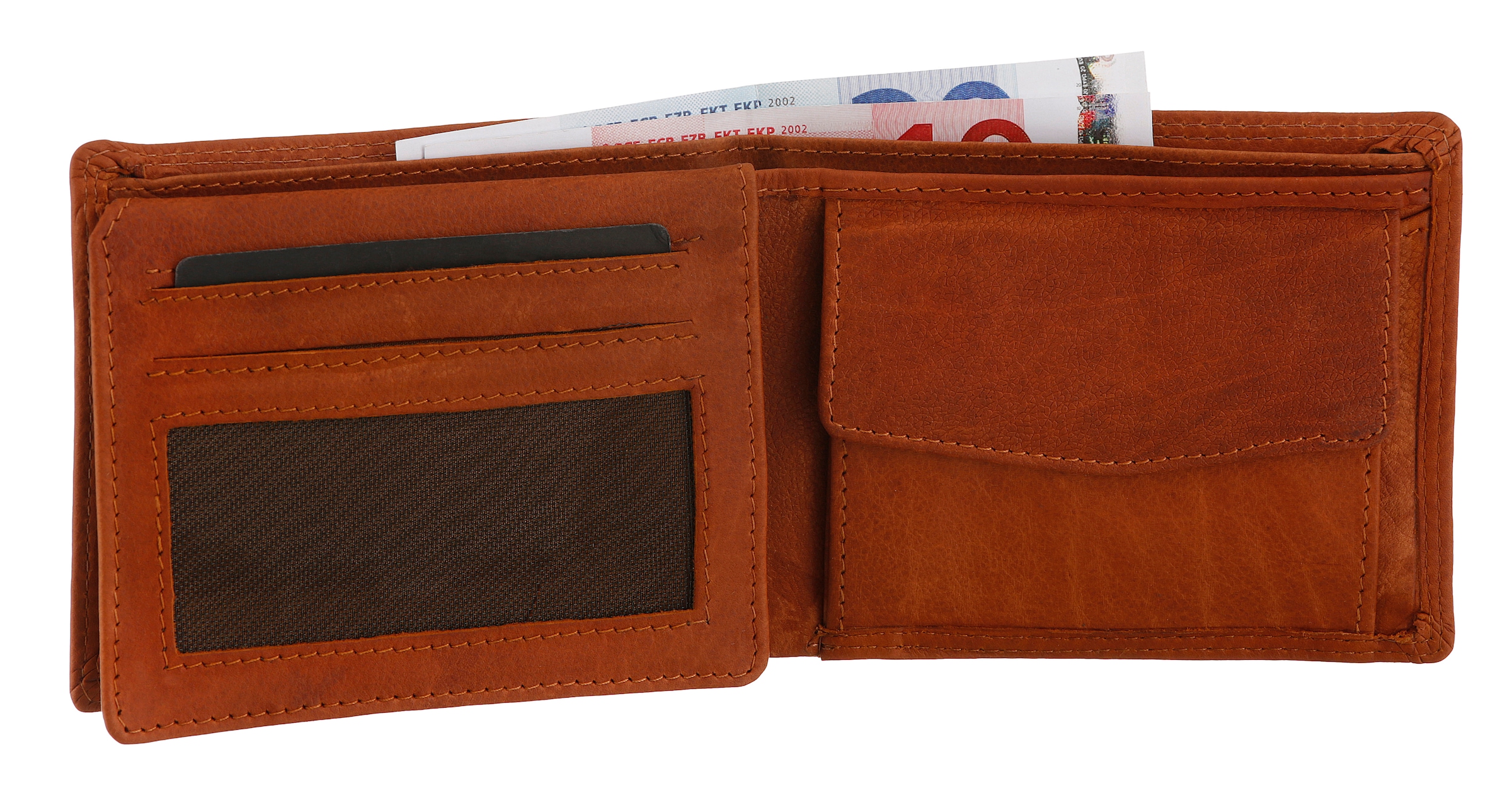 MUSTANG Geldbörse »Udine leather wallet side opening«, mit RFID-Schutz