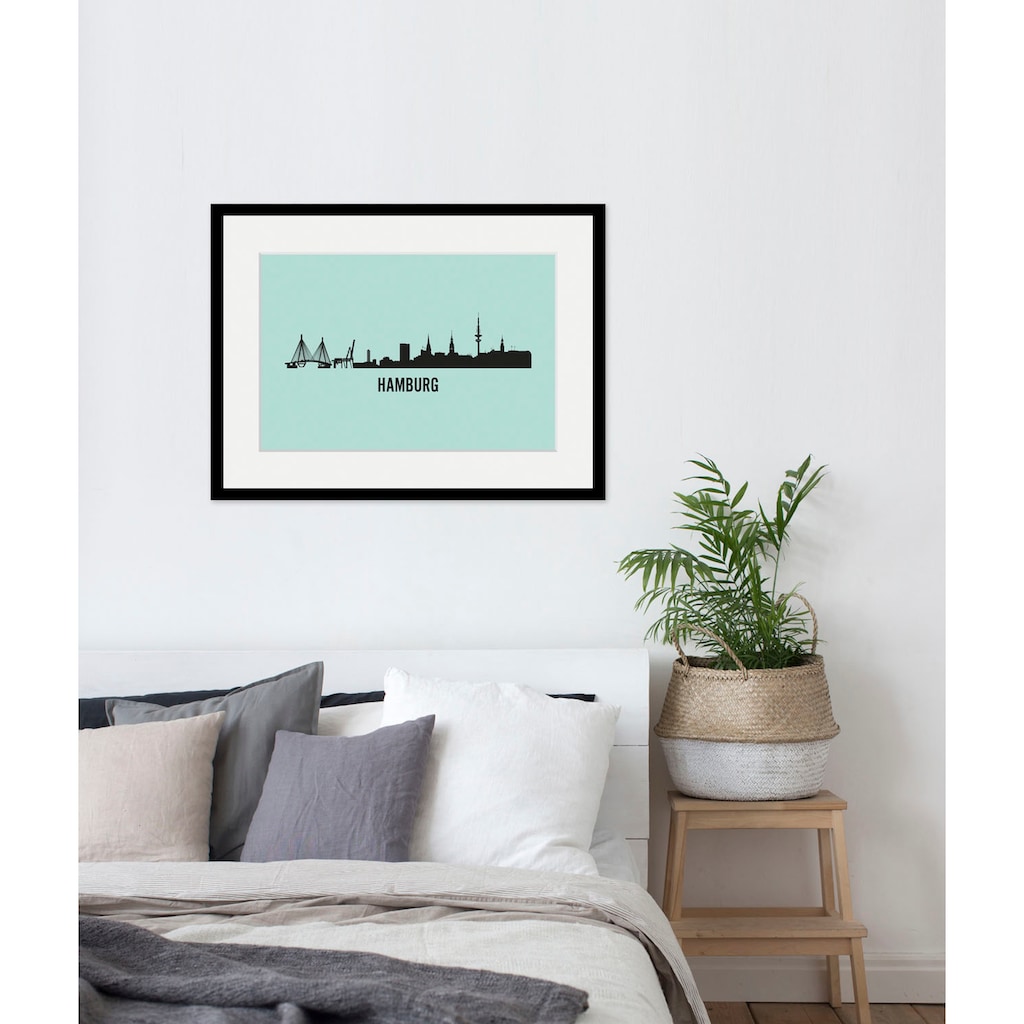 queence Bild »Hamburg Skyline«, Städte, (1 St.)