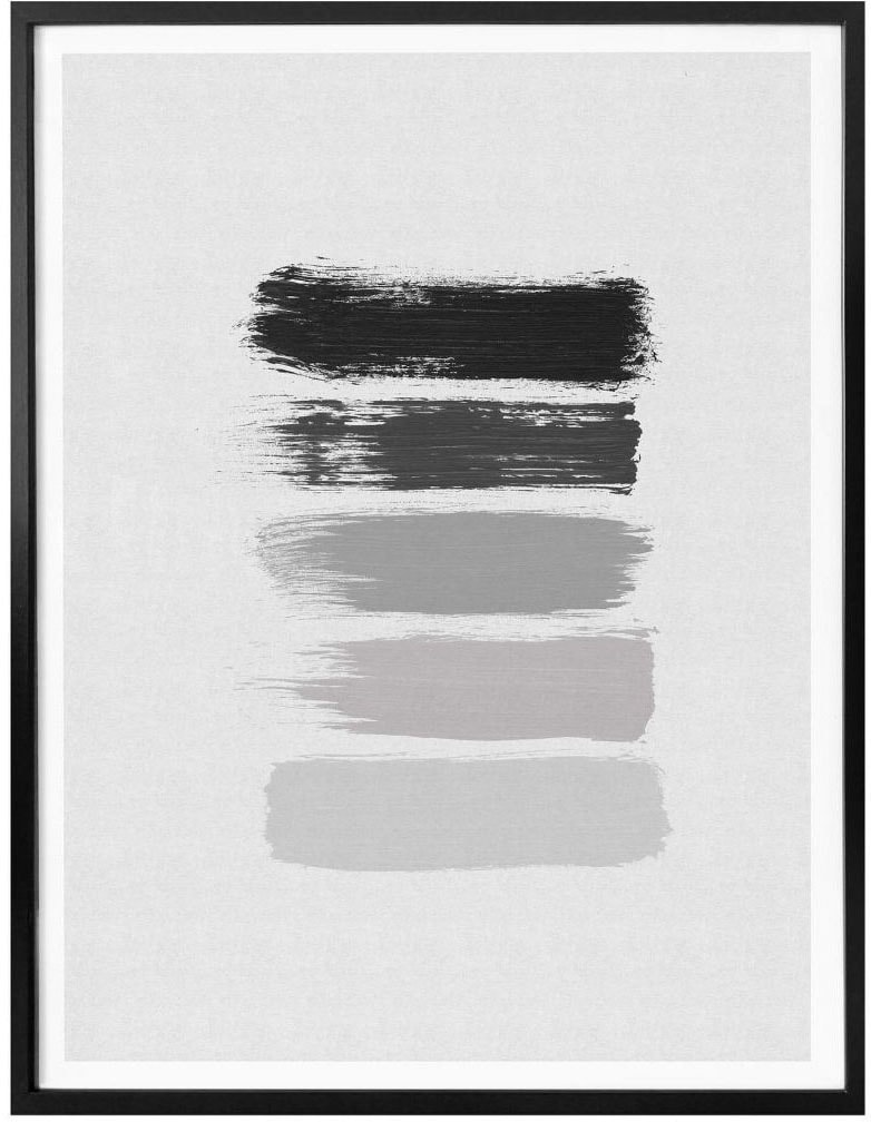 St.), Grau«, Schwarz Bild, auf bestellen Grey Wandposter Poster Shades »50 of Wandbild, (1 Raten Poster, Wall-Art Grafik,