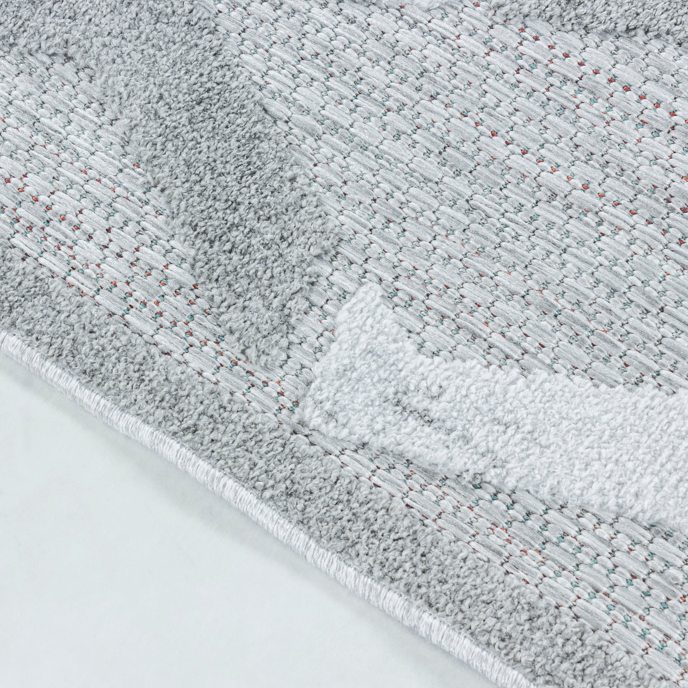 Ayyildiz Teppiche Outdoorteppich »BAHAMA 5158« rechteckig 8 mm Höhe Läufer, Flachflor mit Hoch-Tief-Struktur, In-und Outdoor geeignet