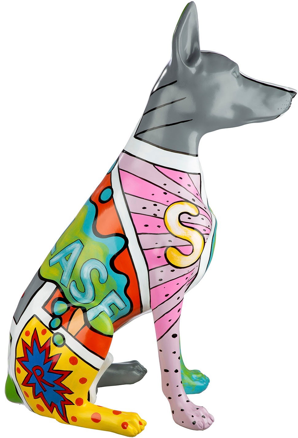 GILDE Tierfigur »Figur Hund Dobermann mehrfarbig H. 70 cm«