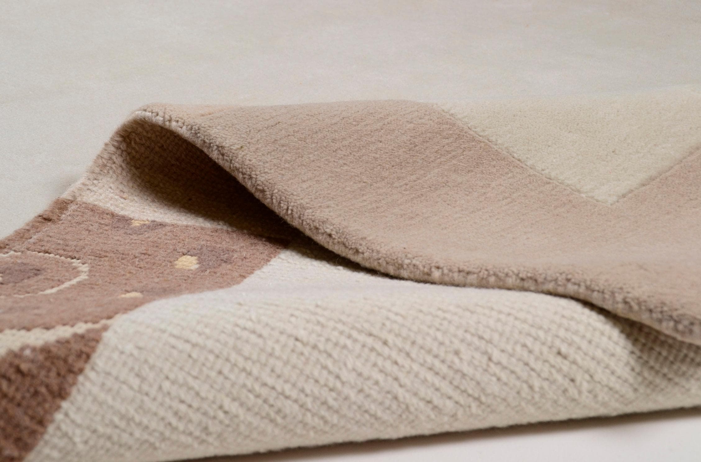 THEKO Teppich »Sierra«, rechteckig, 14 mm Höhe, handgeknüpft, mit Bordüre, ideal im Wohnzimmer & Schlafzimmer
