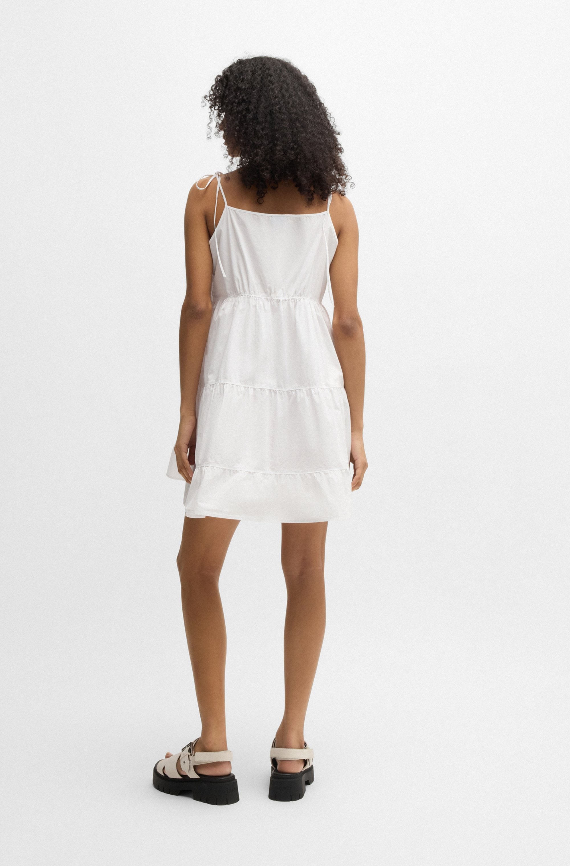 HUGO Blue Volantkleid »Karamela«, mit Volants