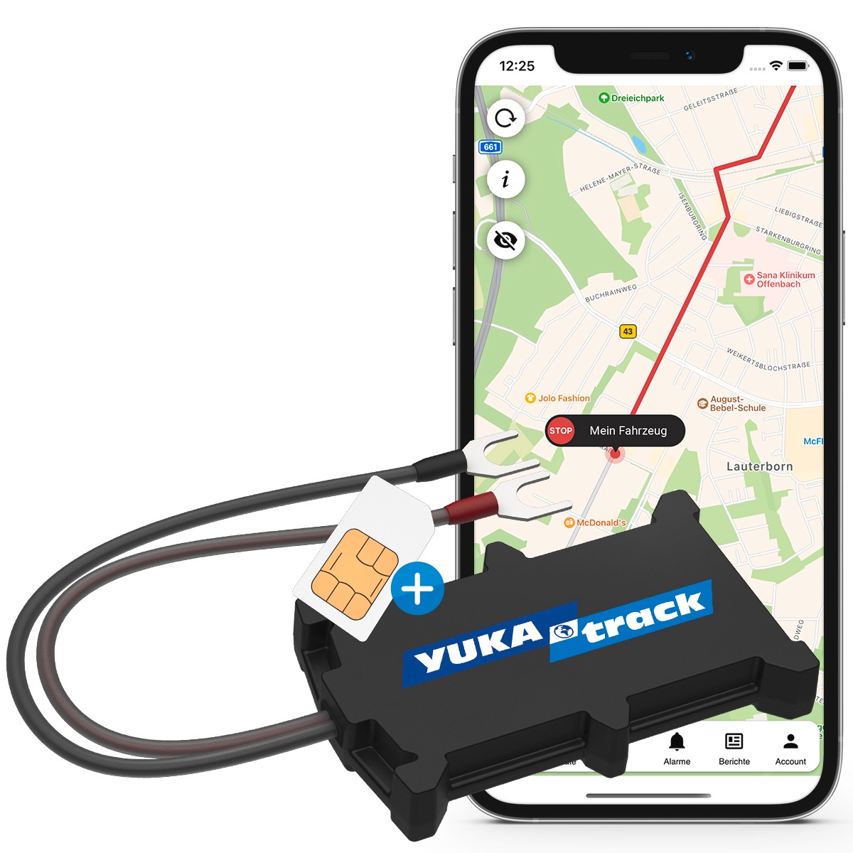 GPS-Tracker »easyWire (4G)«, (1 St.), europaweite Datenflat für 12 Monate