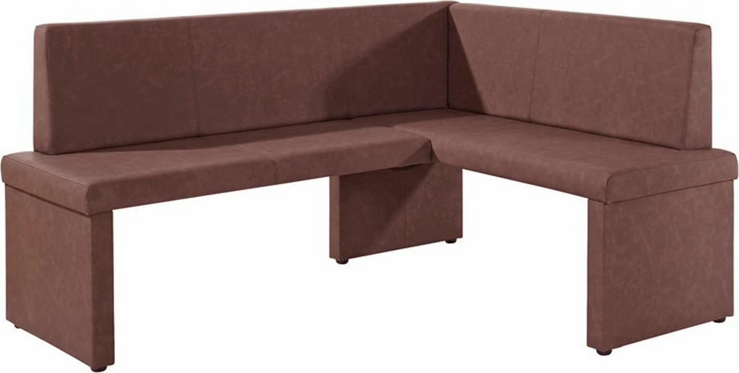 Homexperts Eckbank »Mulan«, langer Schenkel 165 cm, wahlweise rechts oder links, Bezug Kunstleder