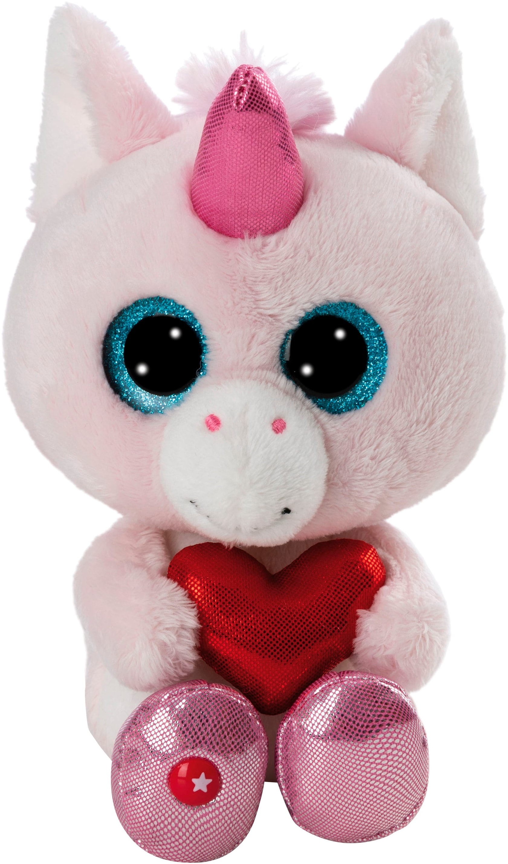 Nici Kuscheltier »Glubschis, Einhorn Wubbi Wub, 15 cm schlenkernd«