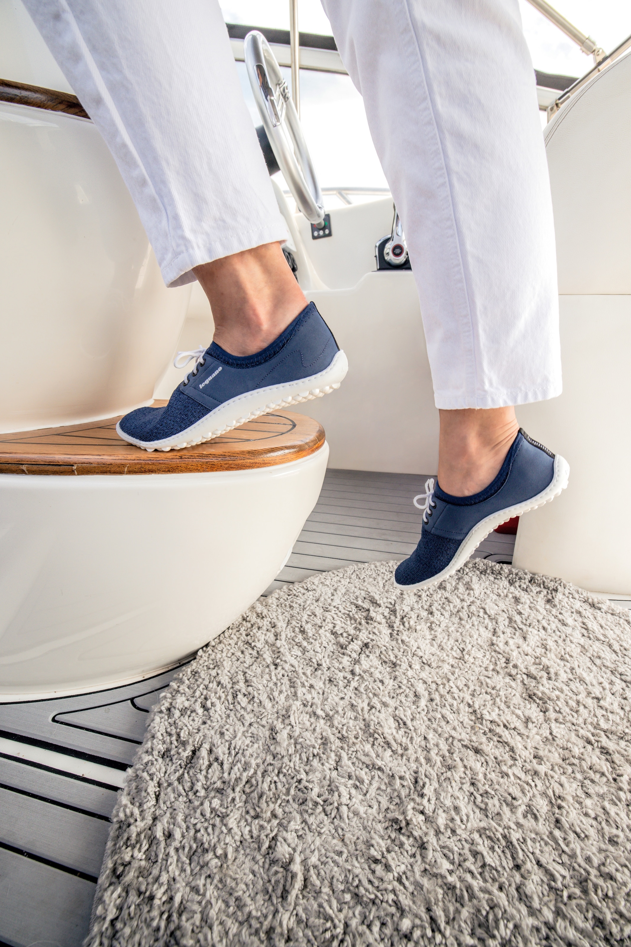 Leguano Barfußschuh »Juno«, Schlupfschuh, Bequemschuh mit speziell entwickelter Halbkugel-Sohle