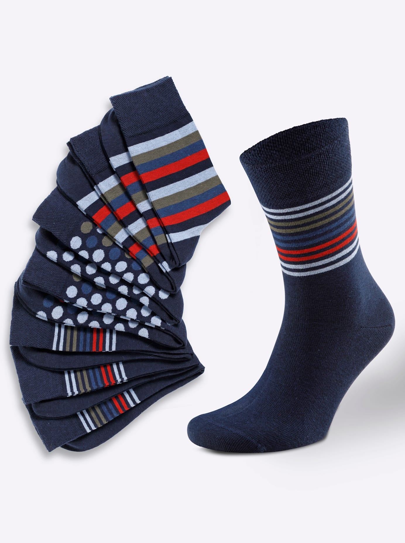 wäschepur Socken, (7 Paar)