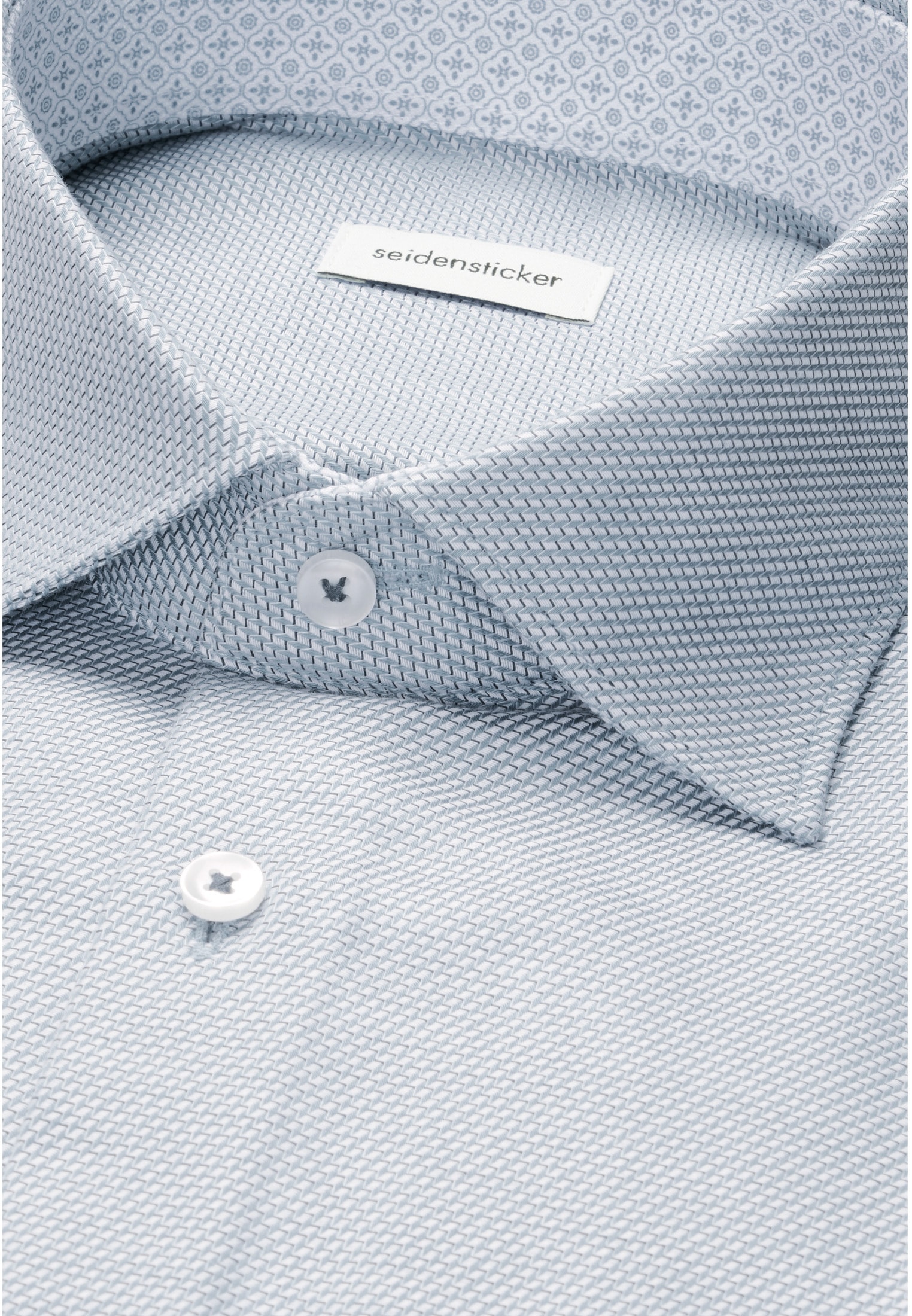 seidensticker Businesshemd »Schwarze Rose« Regular 1/1 Kentkragen Struktur