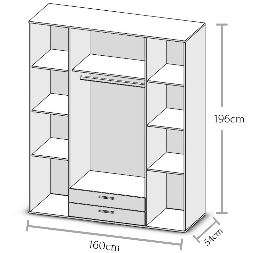 Schlafkontor Kleiderschrank »Karl«