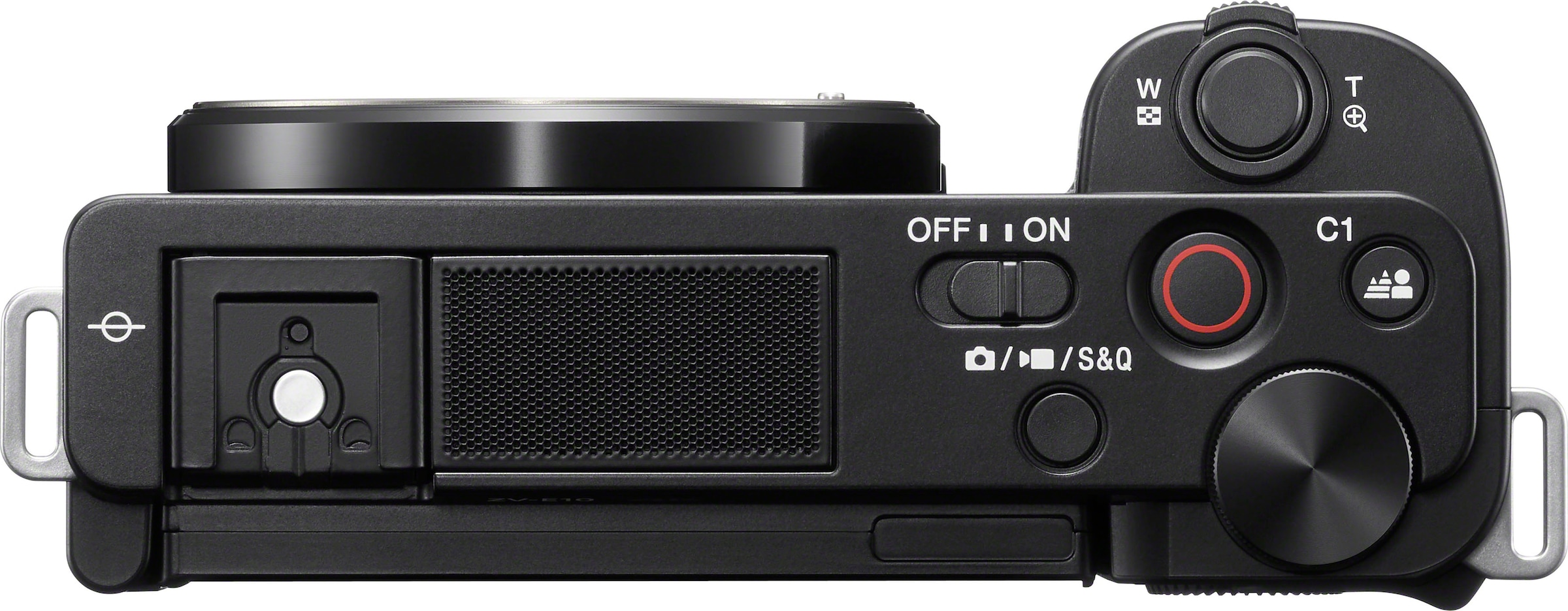 Sony Systemkamera »ZV-E10L«, Bluetooth-WLAN Vlog-Kamera mm - 5.6 50 - PZ E 16 (SELP1650), inkl. schwenkbarem 24,2 MP, (WiFi), bei F3.5 Display mit OSS SEL16-50 Objektiv