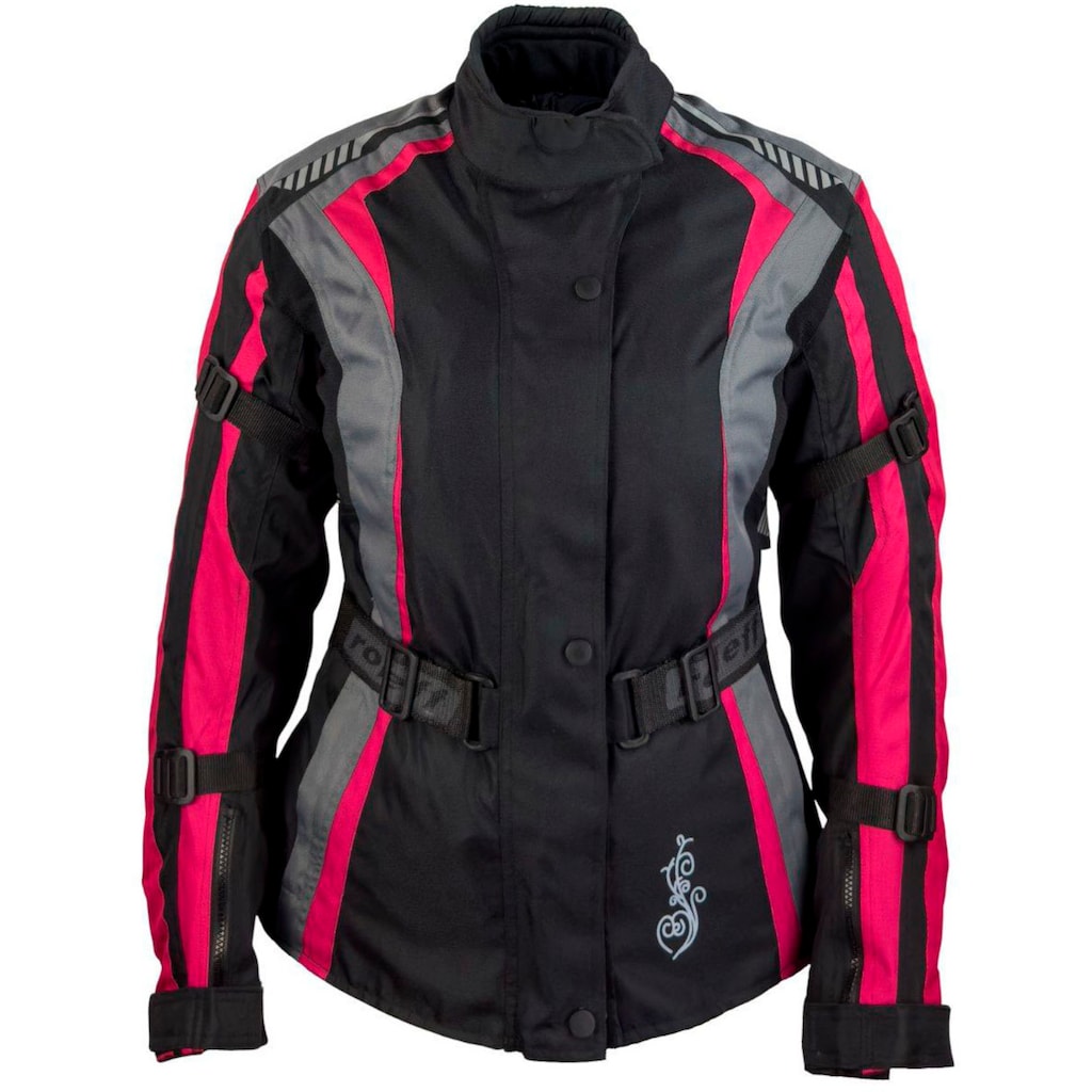 roleff Motorradjacke »RO 904«, 6 Taschen, Mit Sicherheitsstreifen