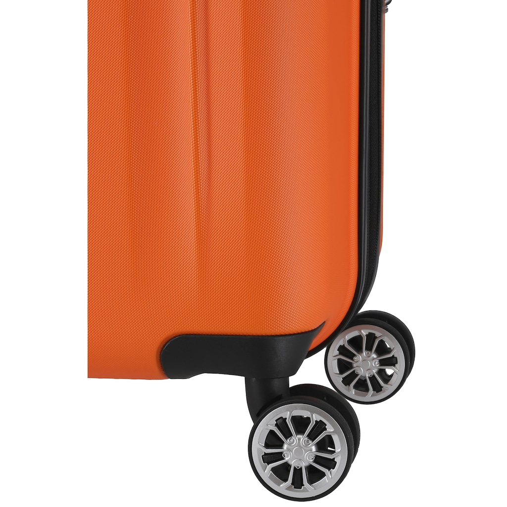 travelite Trolleyset »City, orange«, (3 tlg.)