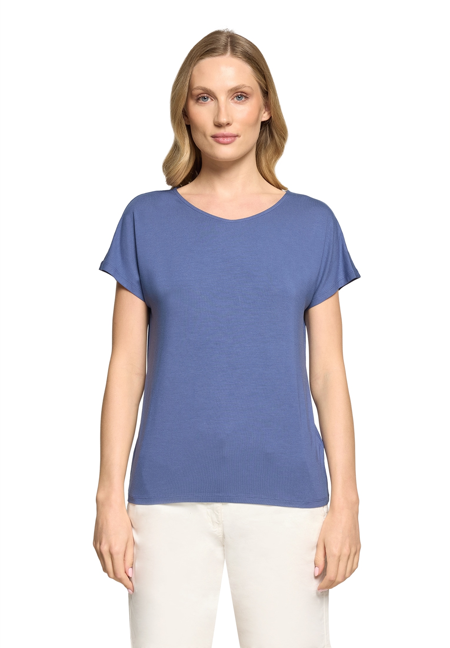 Betty Barclay Rundhalsshirt »Casual-Shirt mit V-Ausschnitt«
