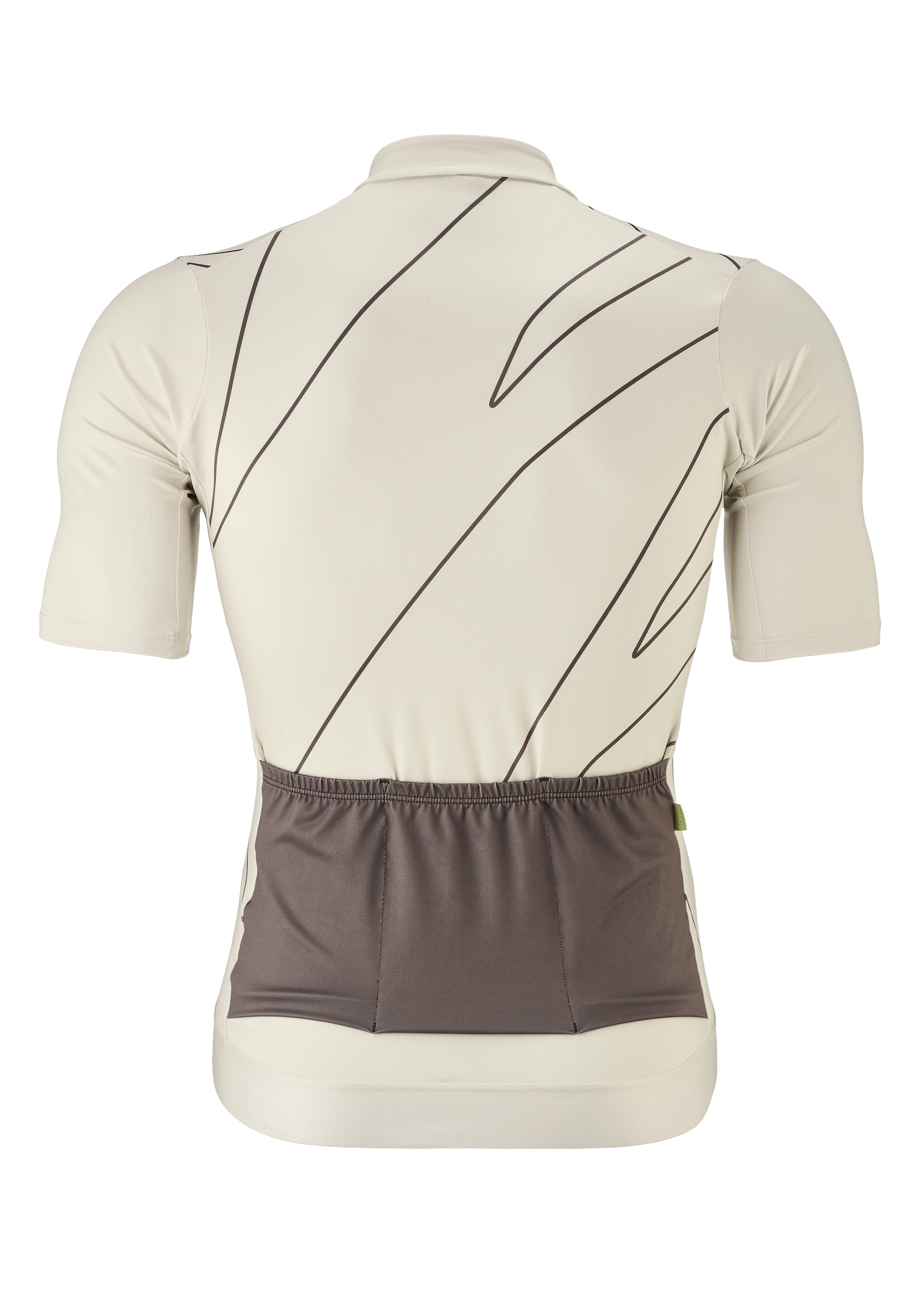 Gonso Radtrikot »Road Jersey Print M«, Herren Fahrradtrikot kurzarm, Full-Zip Trikot, Rückentasche, Slim Fit