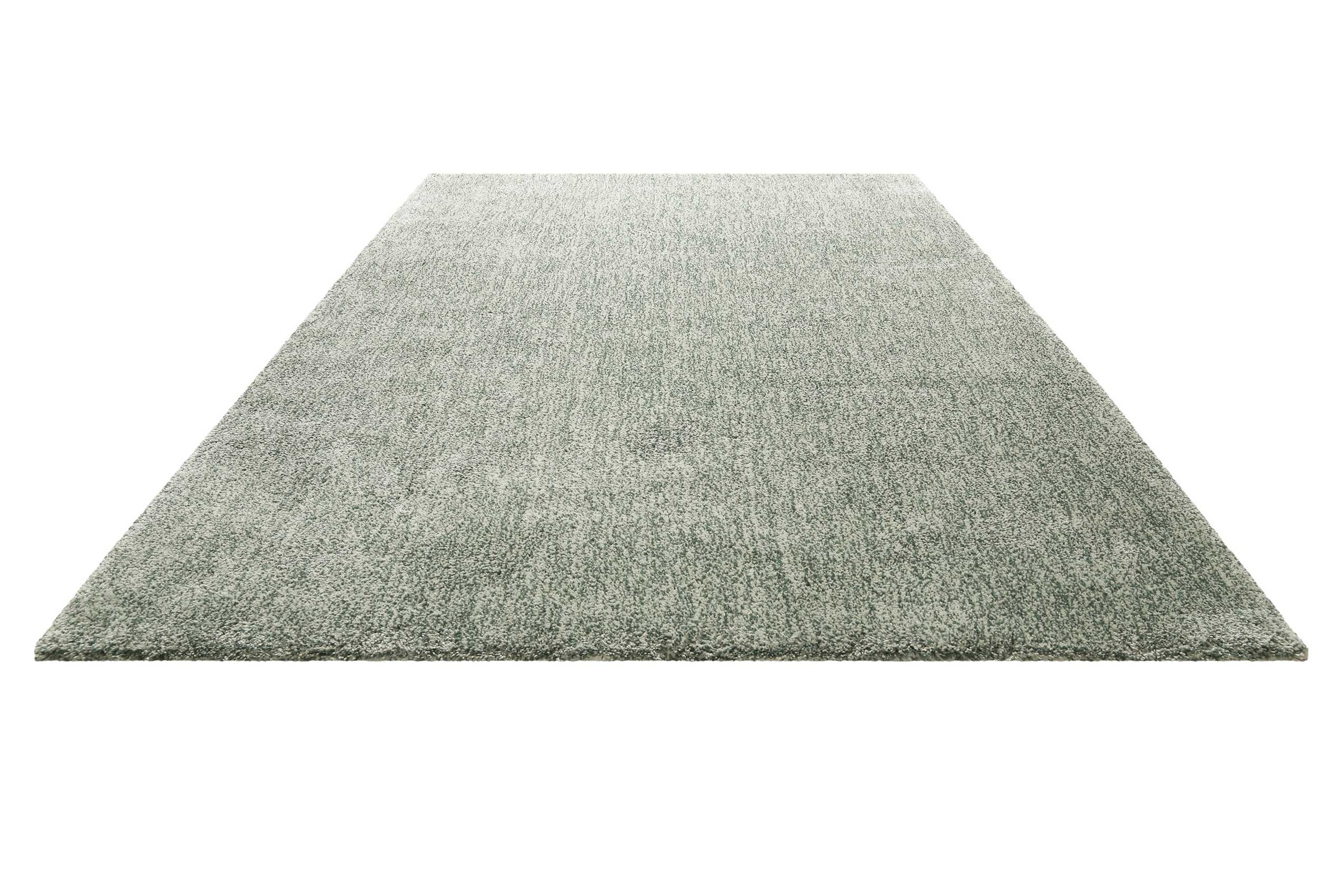 Homie Living Teppich »Pisa«, rund, 25 mm Höhe, Hochflor, Microfaser, uni, weich, Shaggy, Wohnzimmer, Schlafzimmer