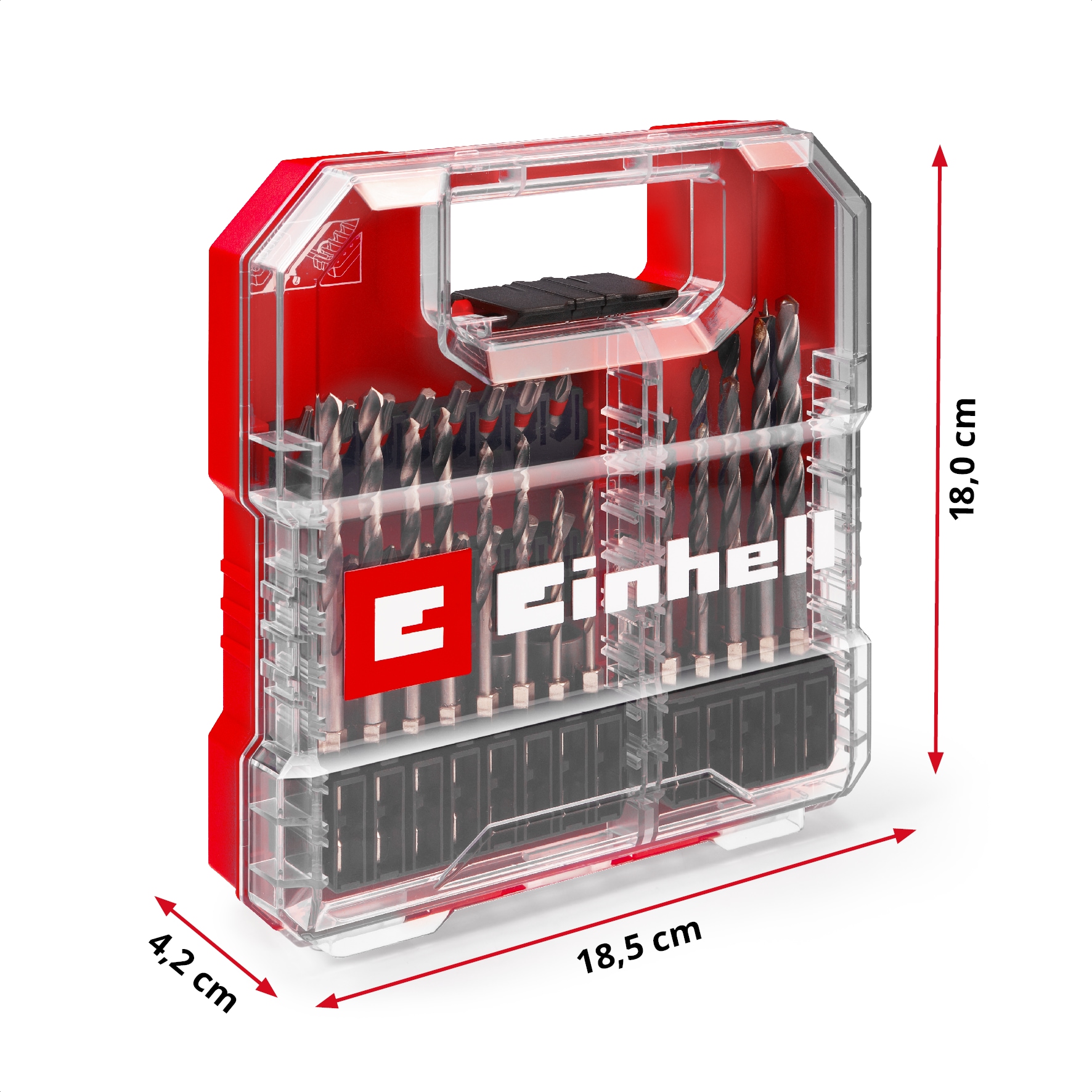 Einhell Bohrer- und Bitset »L-CASE« 40-tlg.
