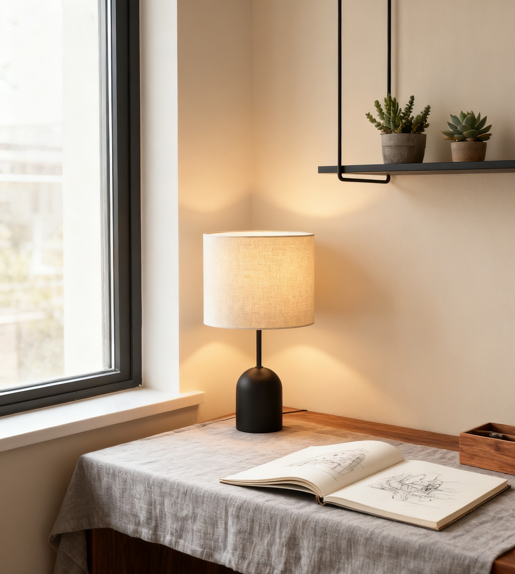 OTTO home Tischleuchte »Charleen« E27 1 Stk.