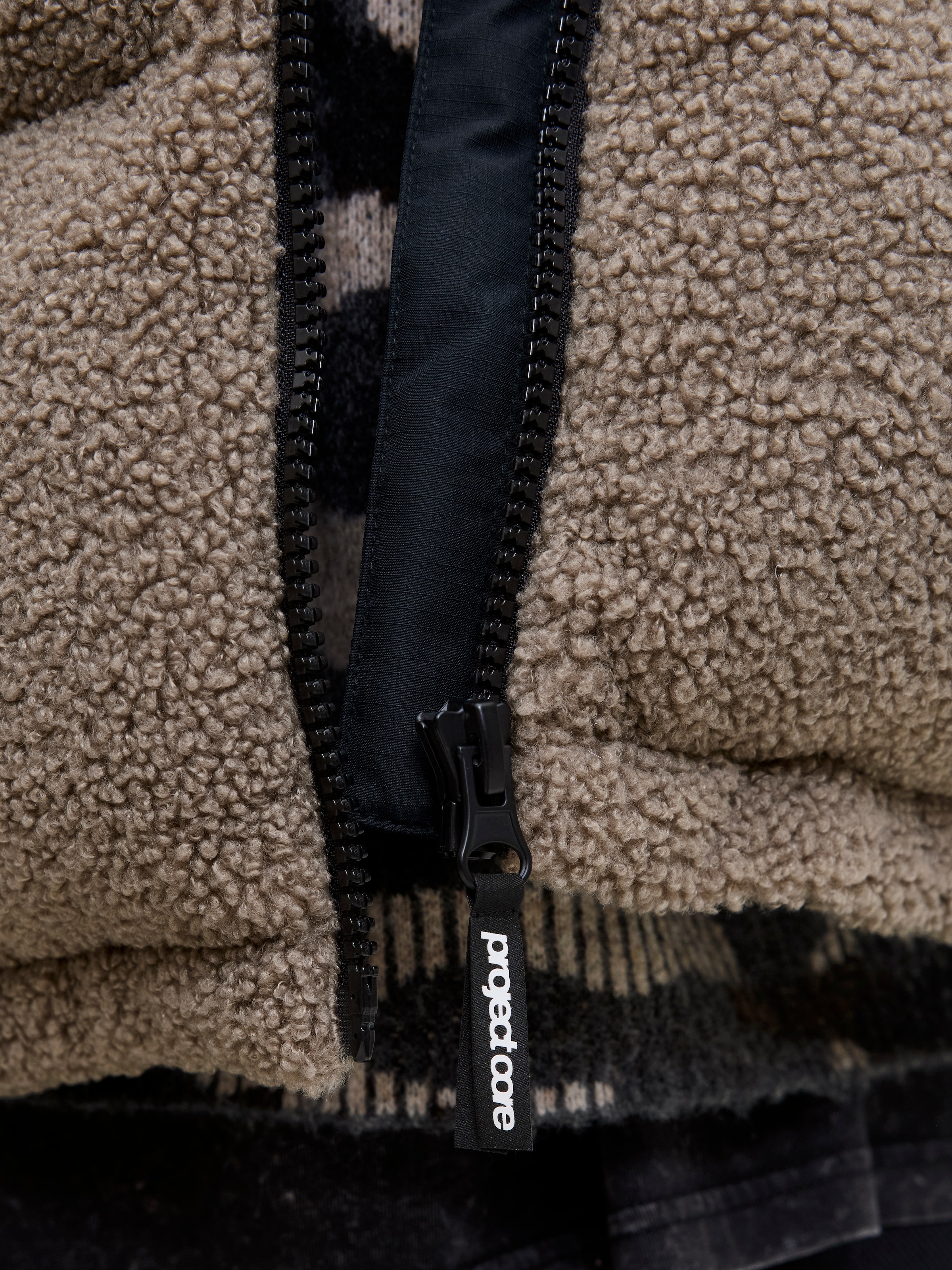 Jack & Jones Steppjacke »JCOFLARE TEDDY PUFFER JACKET«