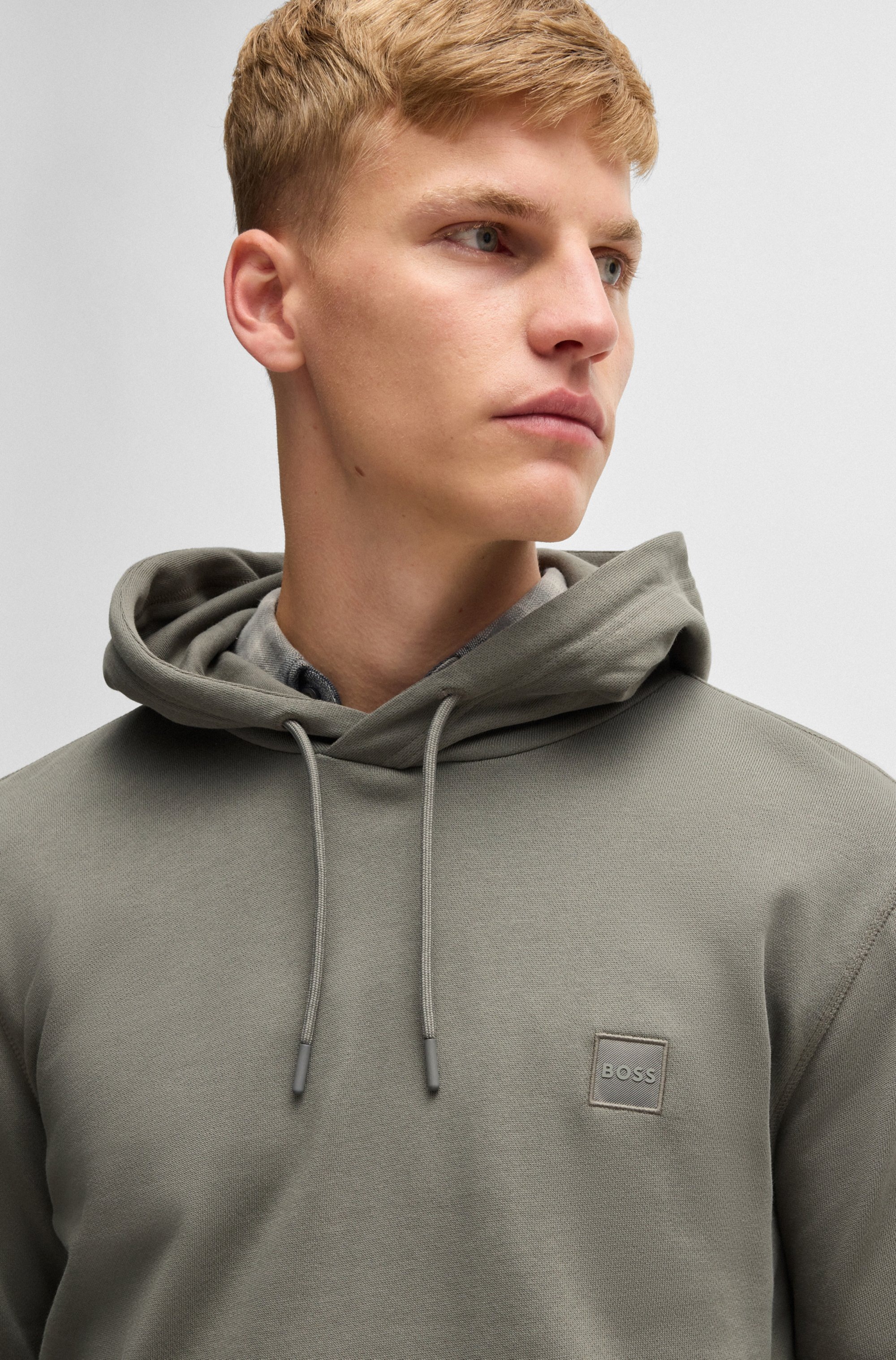 BOSS ORANGE Kapuzensweatshirt »Wetalk«, mit gesticktem BOSS Markenlabel
