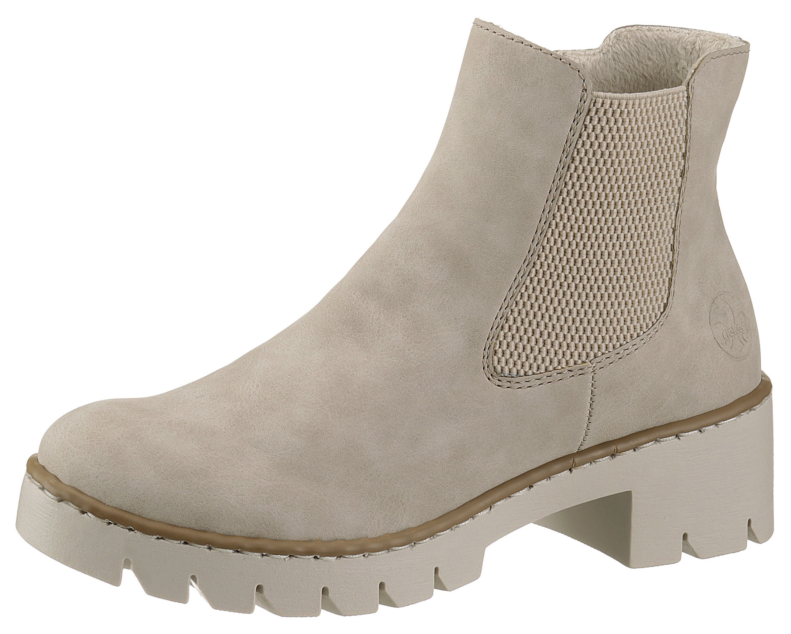 Chelseaboots, mit heller Profilsohle