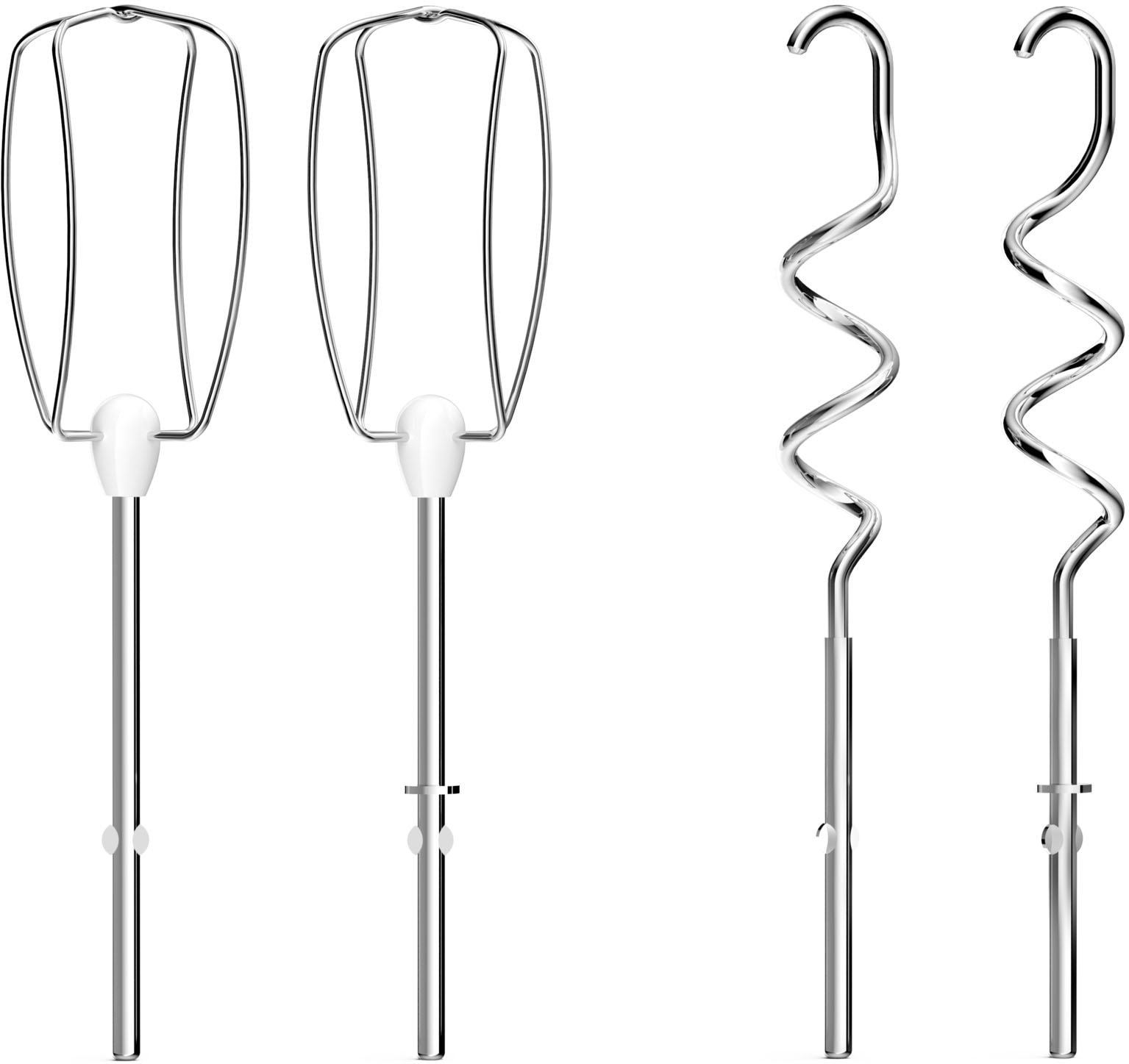 Tefal Handmixer »Prep'Mix«, 450 W, 5 Geschwindigkeiten, 2 Schneebesen + 2 Knethaken aus Edelstahl, HT450B