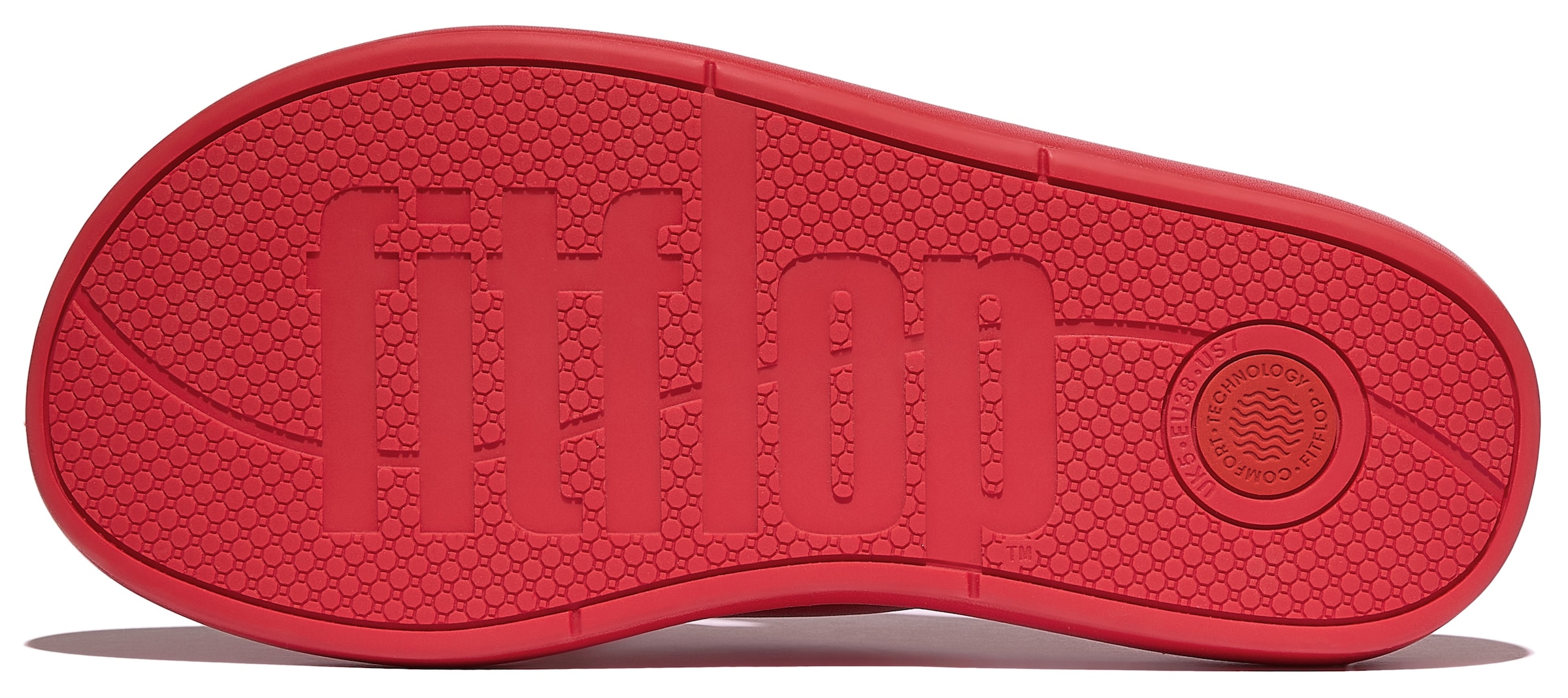 Fitflop Zehentrenner »iQUSHION D-LUXE«, Flats, Slides, Sandale mit weichem Zehensteg