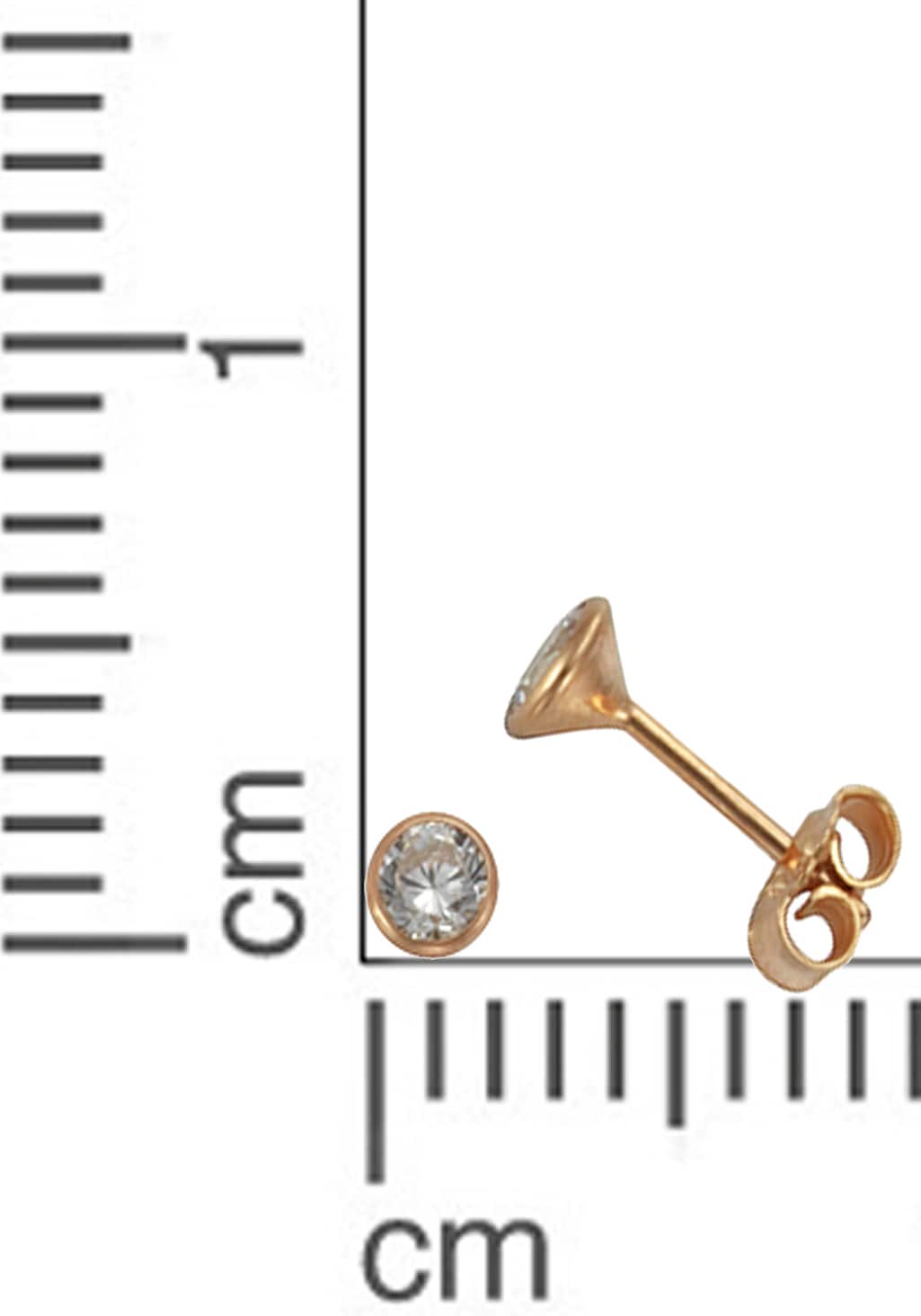 Firetti Paar Ohrstecker »Schmuck Geschenk Silber 925 Ohrschmuck Solitär« mit Zirkonia (synth.)