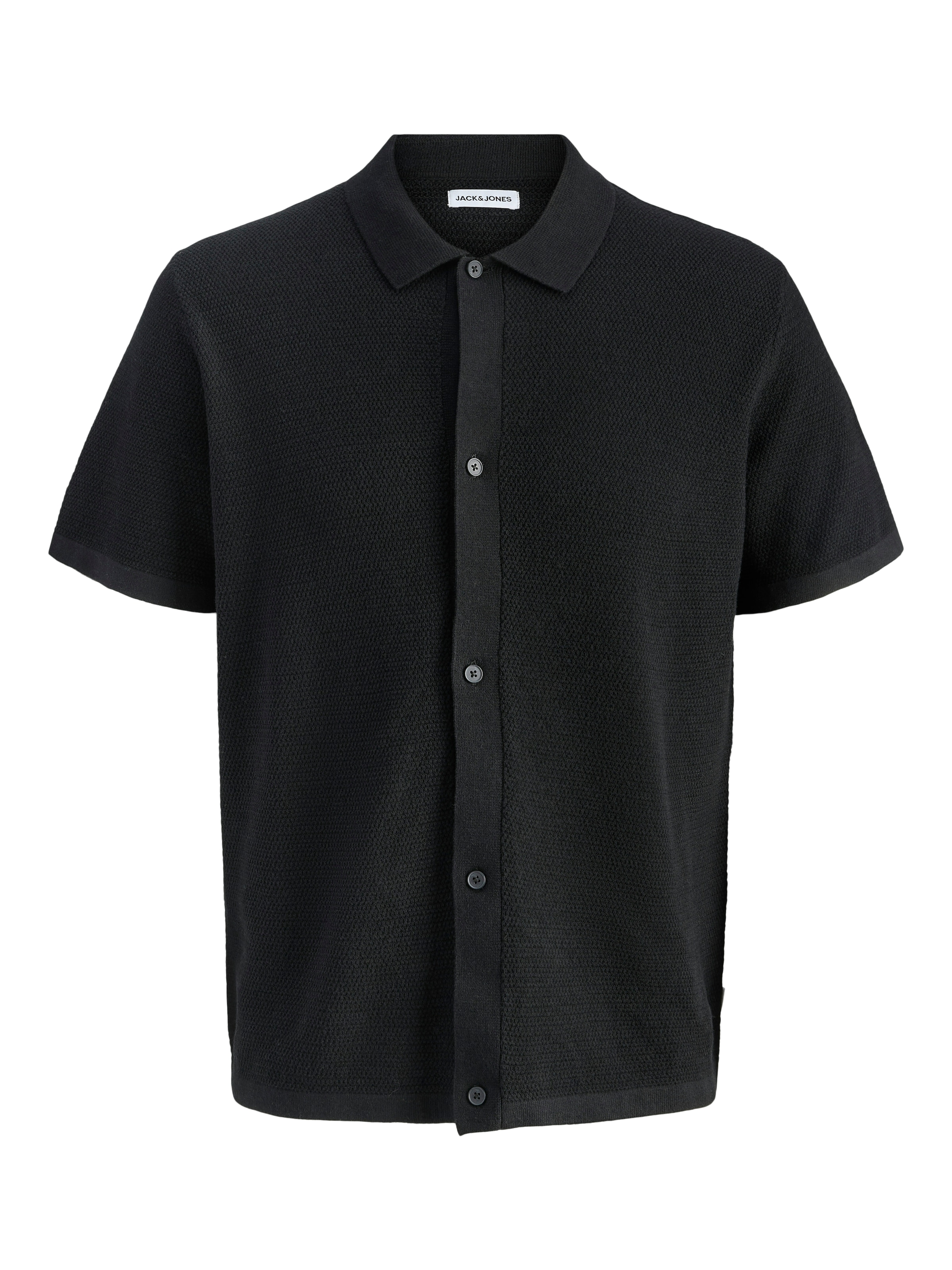 Jack & Jones Strickpullover »JJEGEORGE KNIT SHIRT SS SN« mit Polokragen