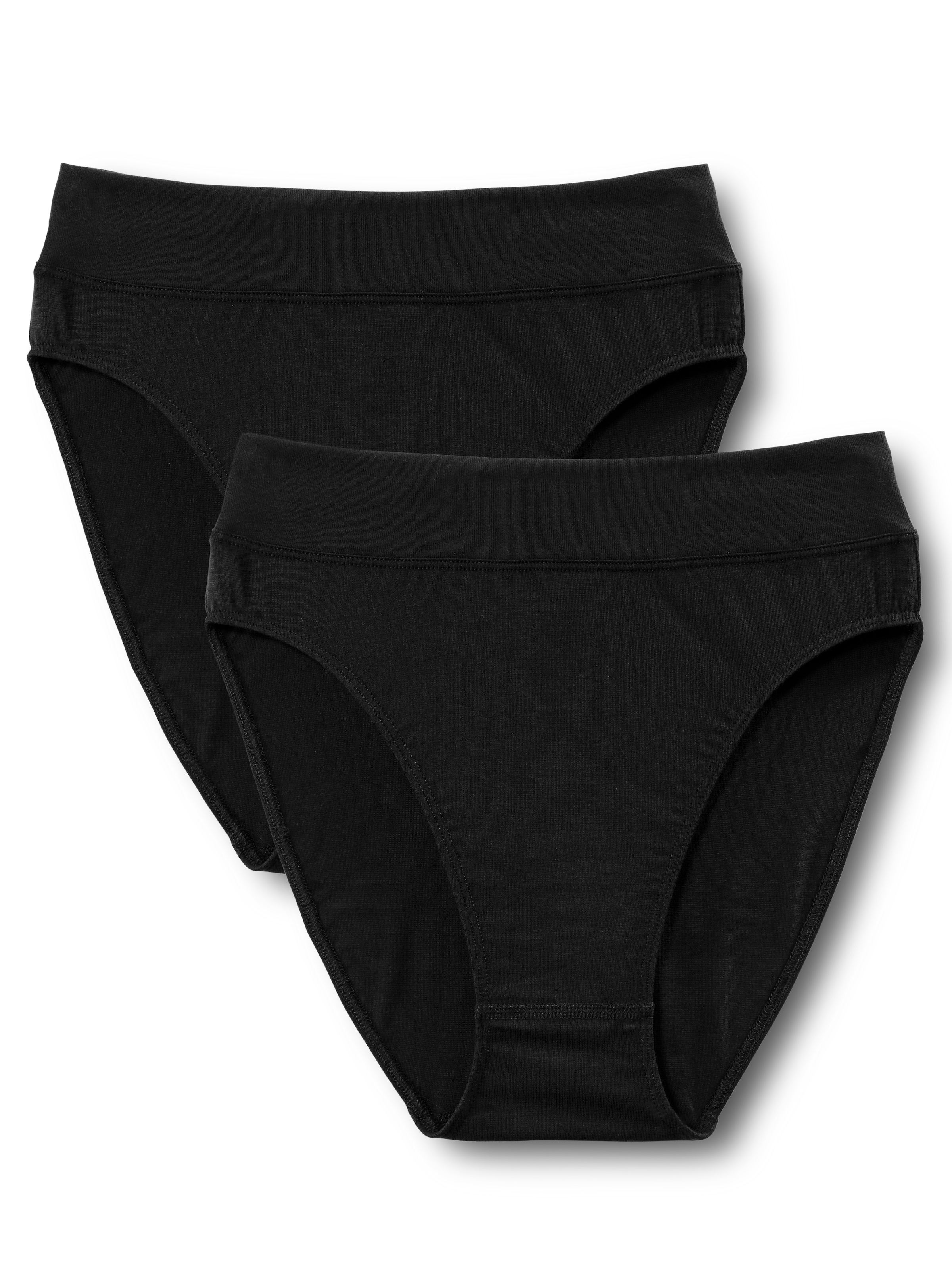 CALIDA High-Waist-Slip »Elastic Duopack« 2er Pack,  breiter Softbund, elastisch, atmungsaktiv, weich