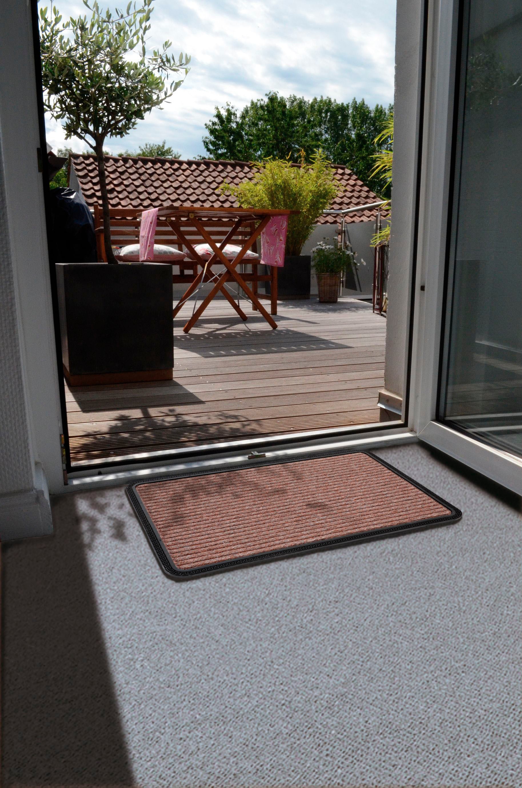 ASTRA Fußmatte »Border Star 1« rechteckig 8 mm Höhe Türmatte, Schmutzfangmatte, In -und Outdoor geeignet